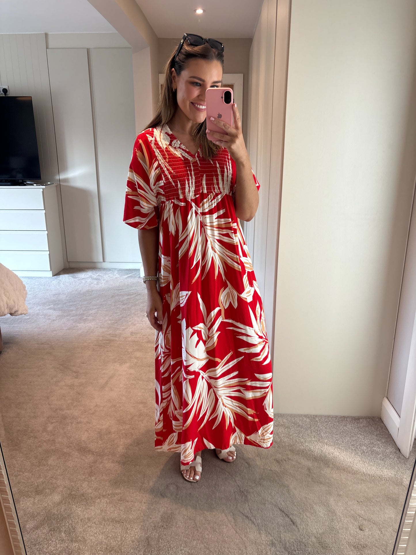 Nina Dress Red