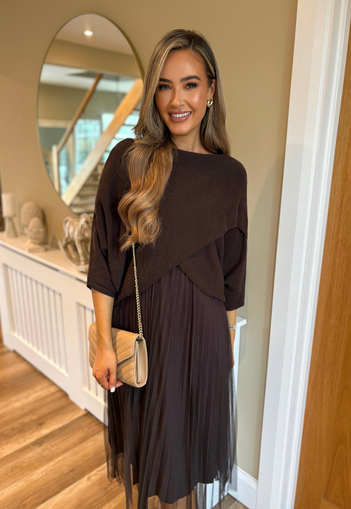 Dollie Dress Brown