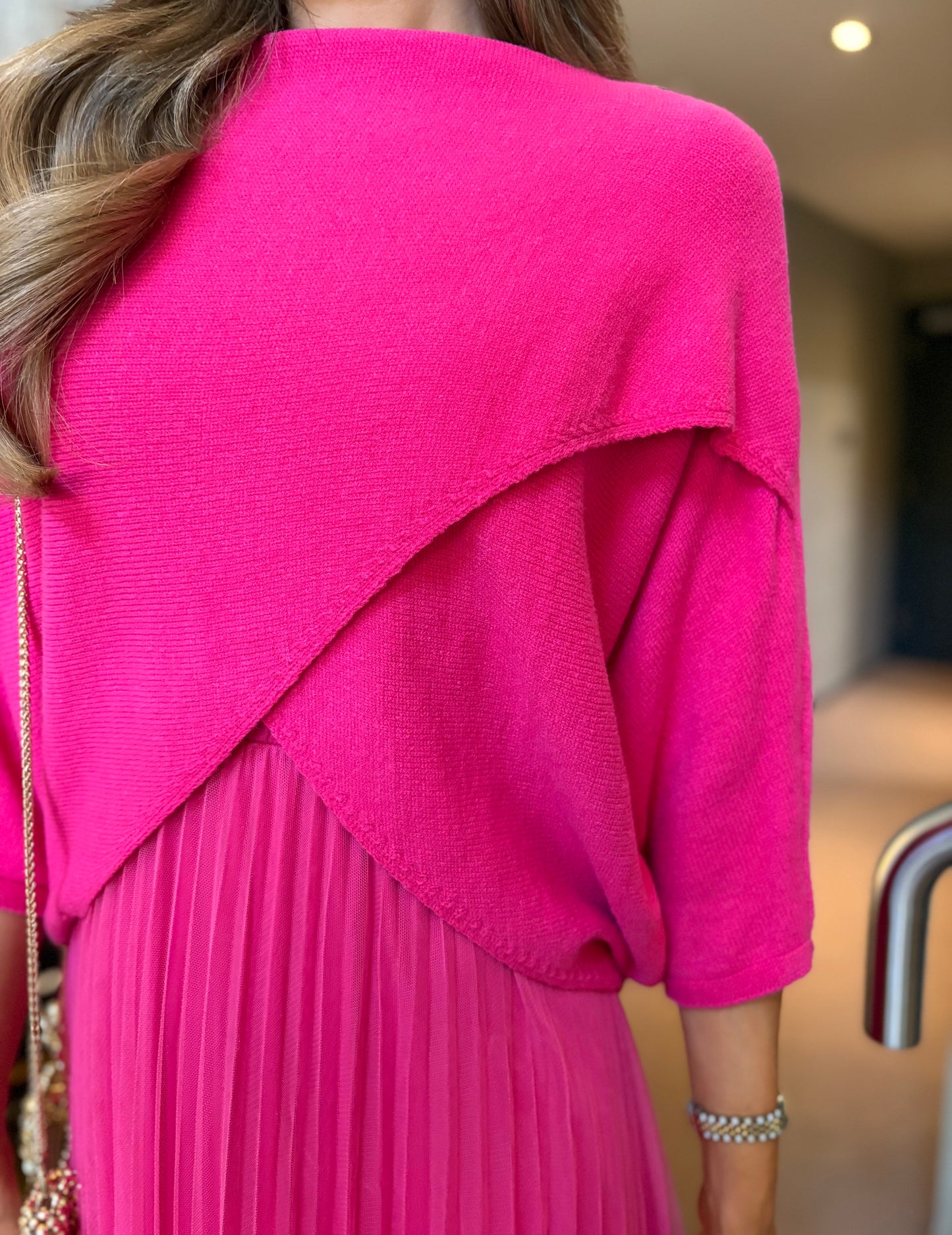 Dollie Dress Fuchsia