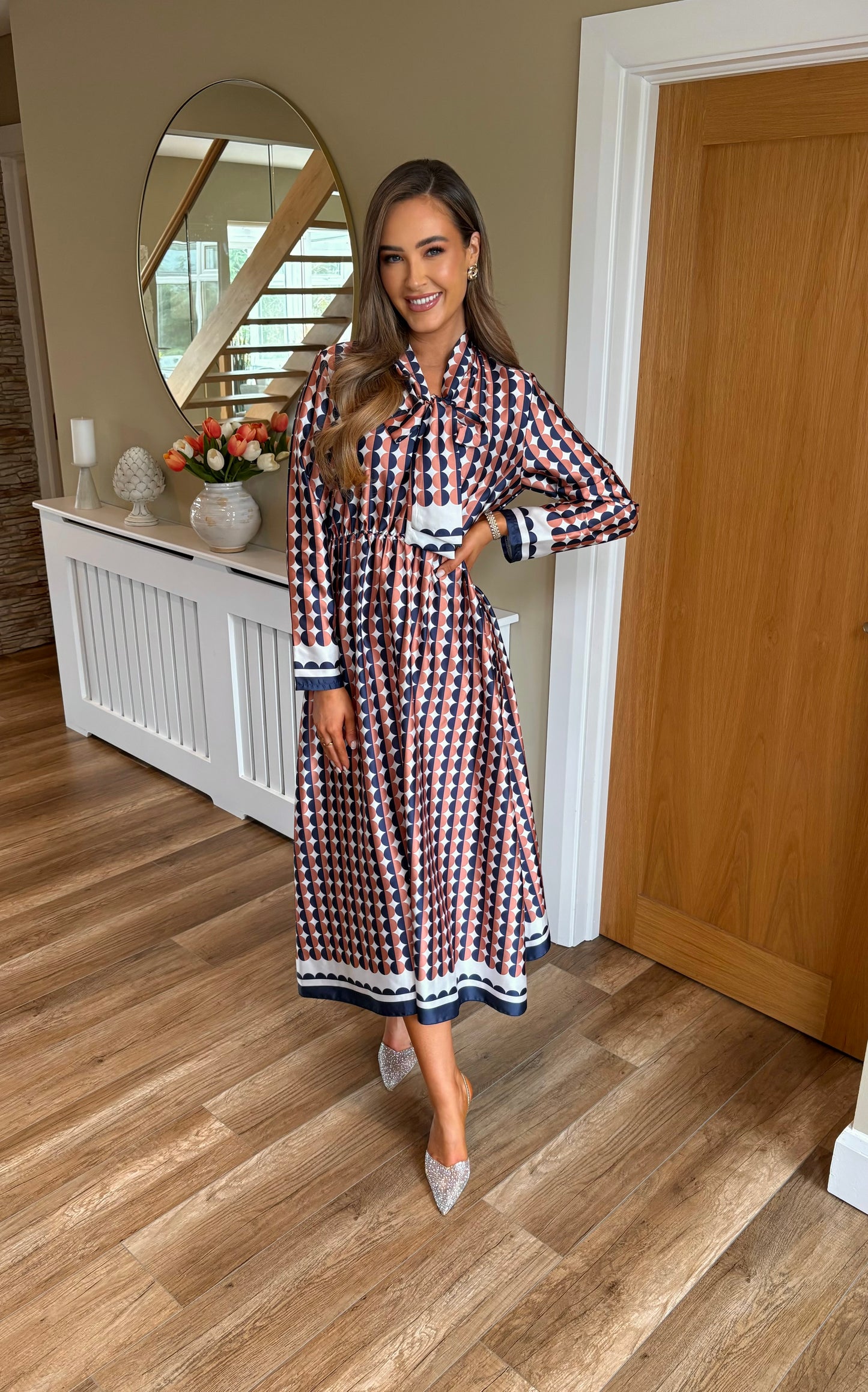 Amelia Dress Rust