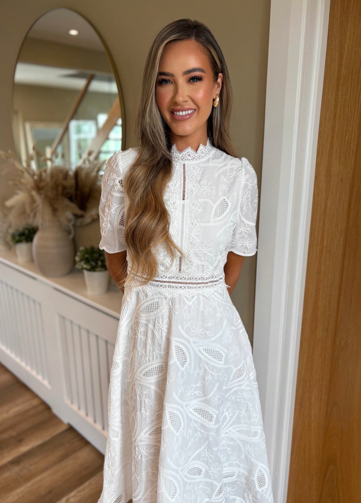 Isadora Dress White
