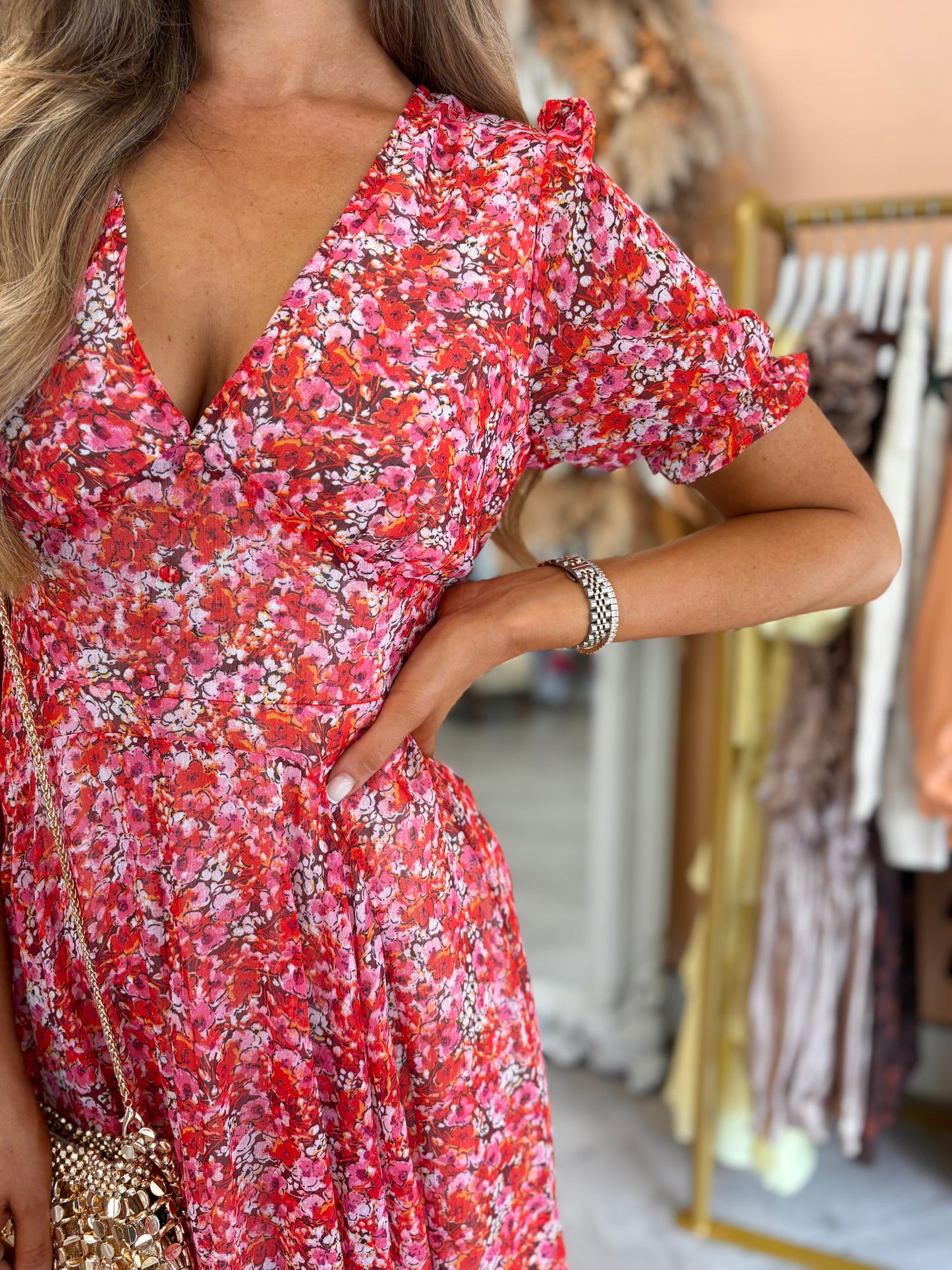Dahlia Dress Orange