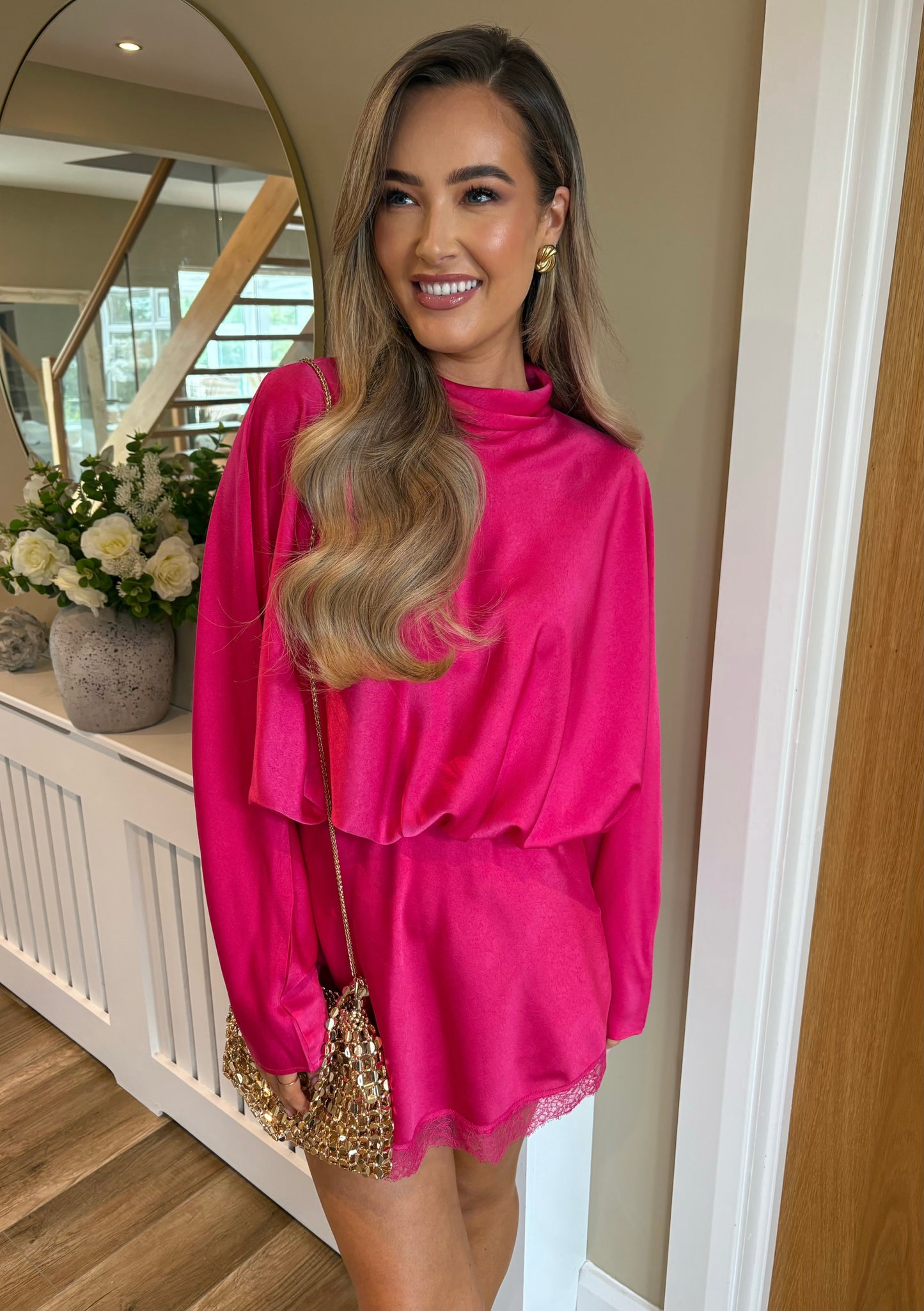 Hazel Dress Fuchsia