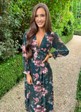 Florence Floral Dress Green
