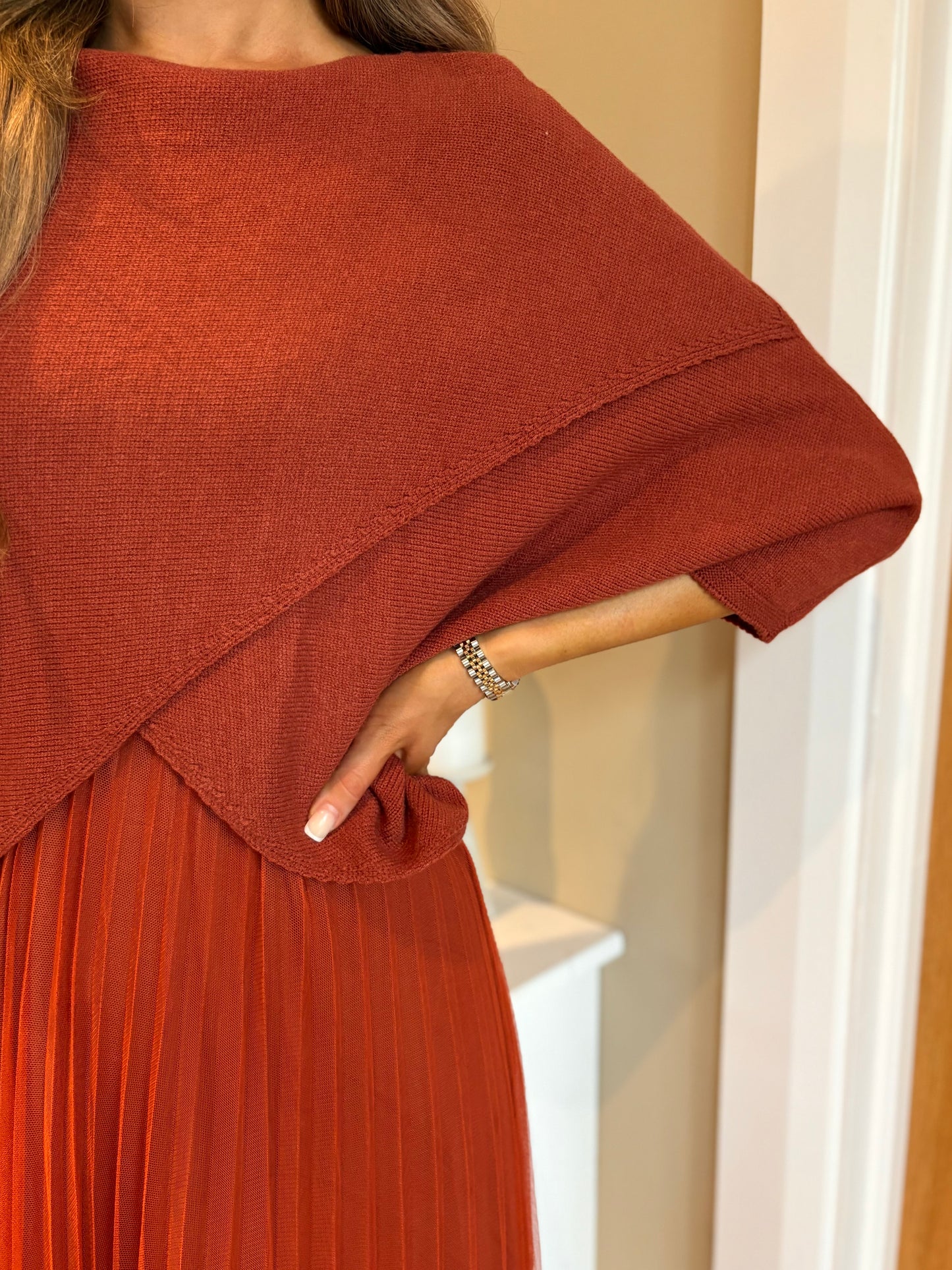 Dollie Dress Rust