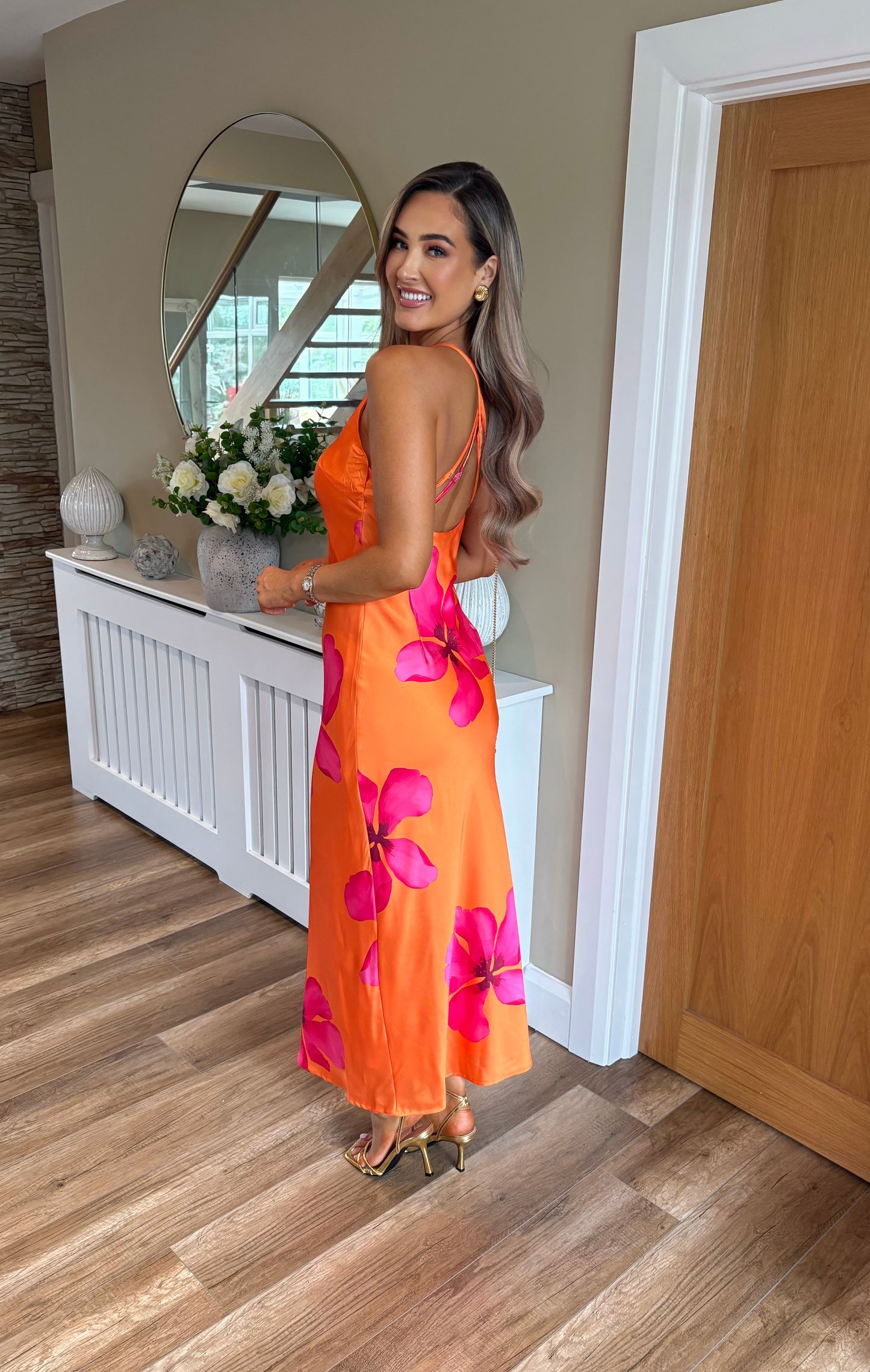 Ebony Dress Orange