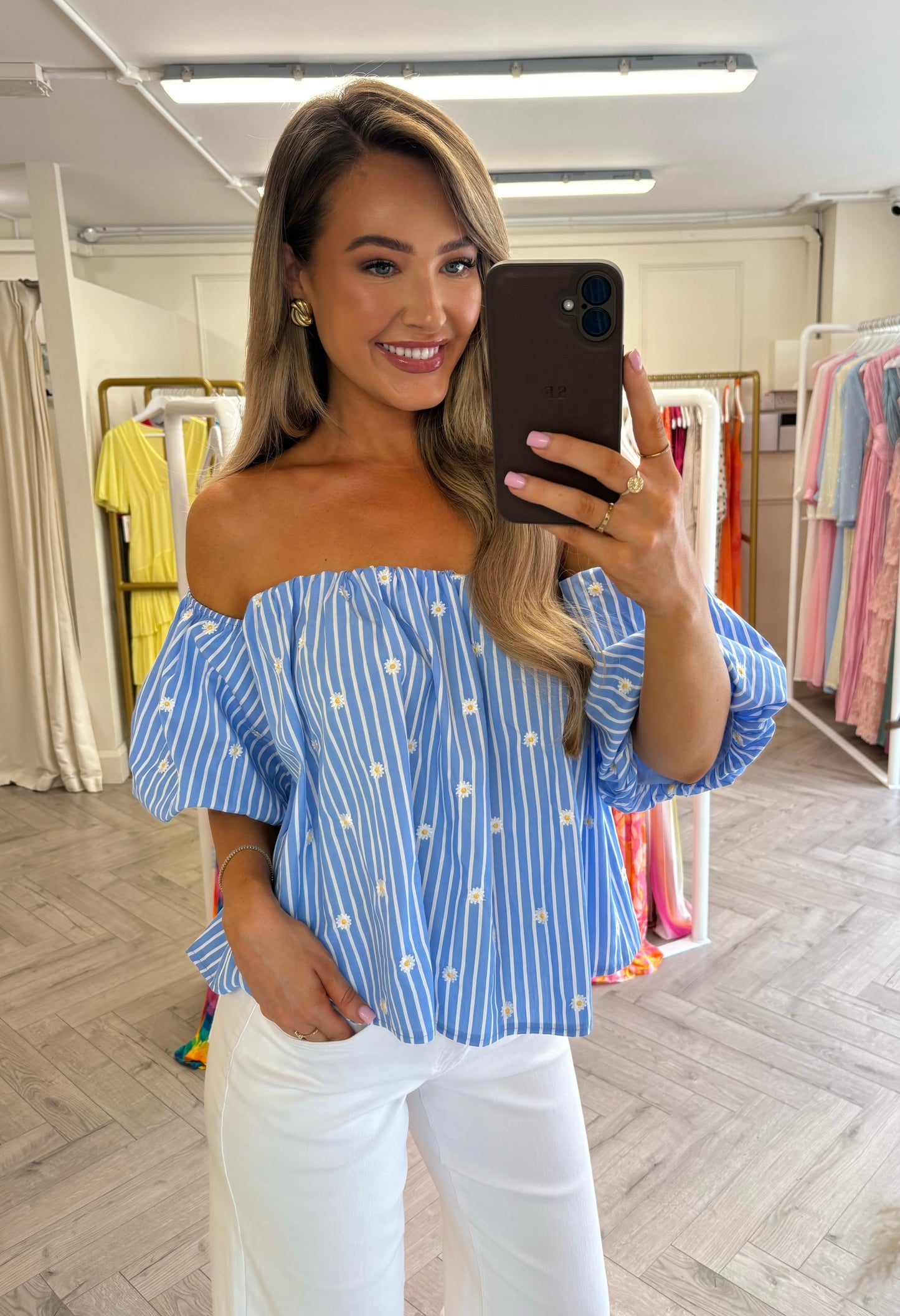 Daisy Top Blue