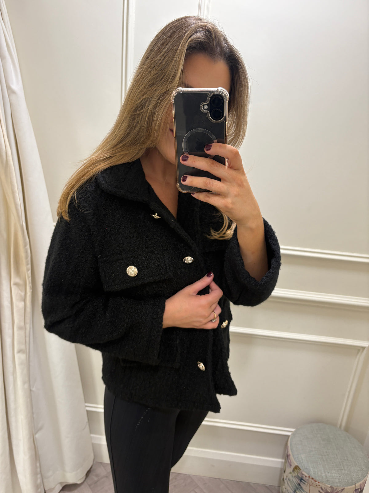 Adriana Shacket Black