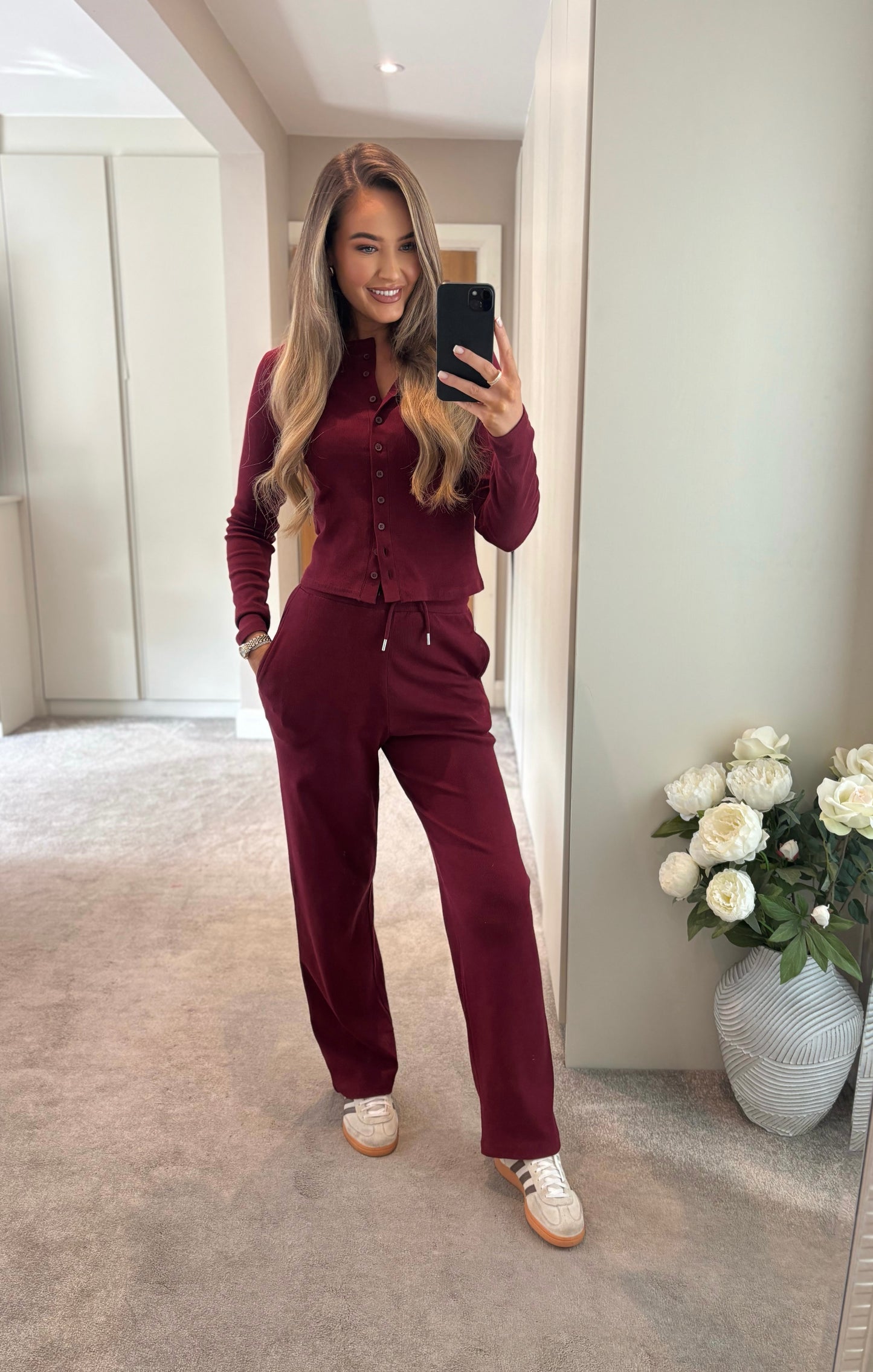 Sydney Two Piece Burgundy