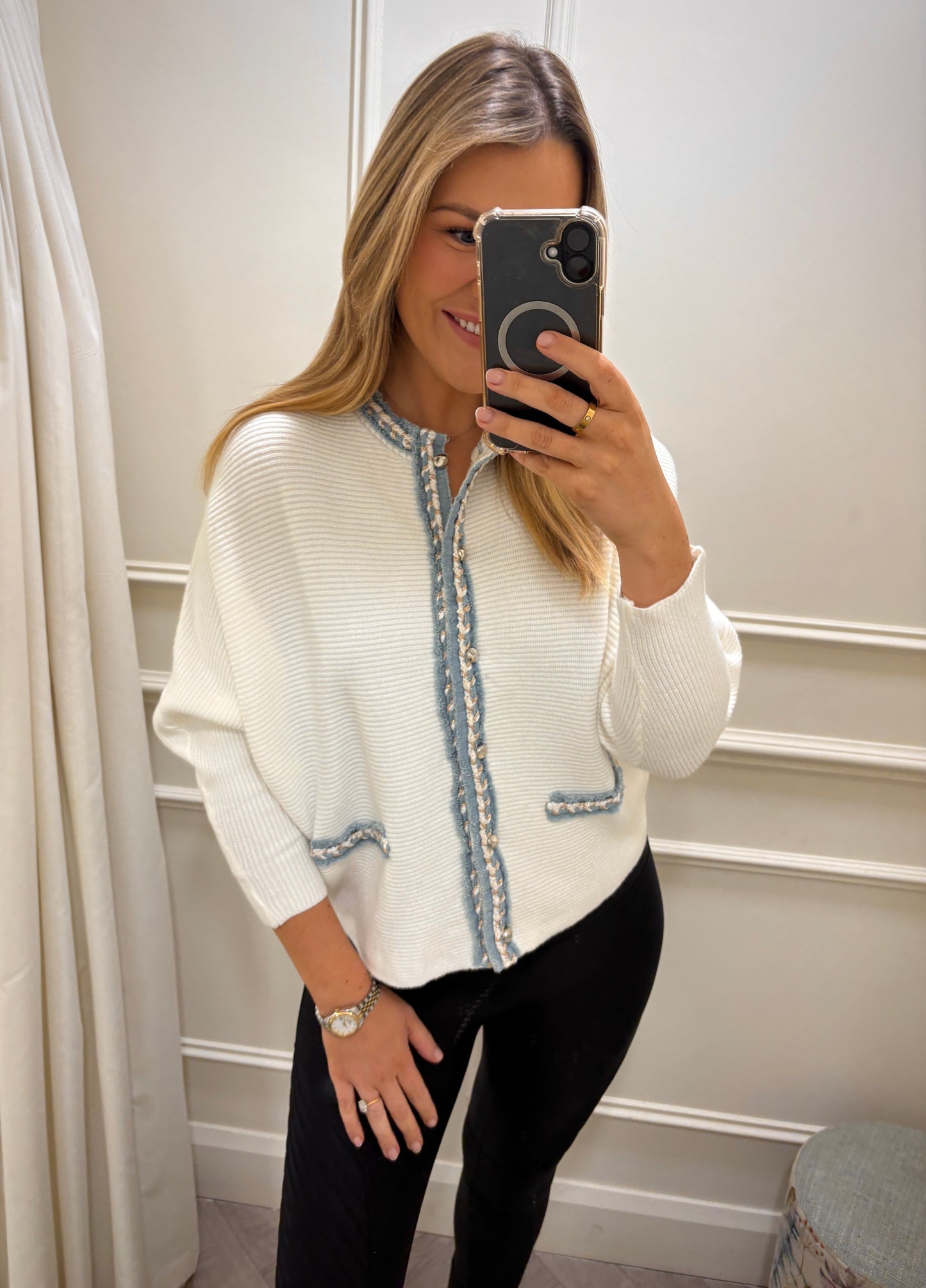 Lillia Knit White