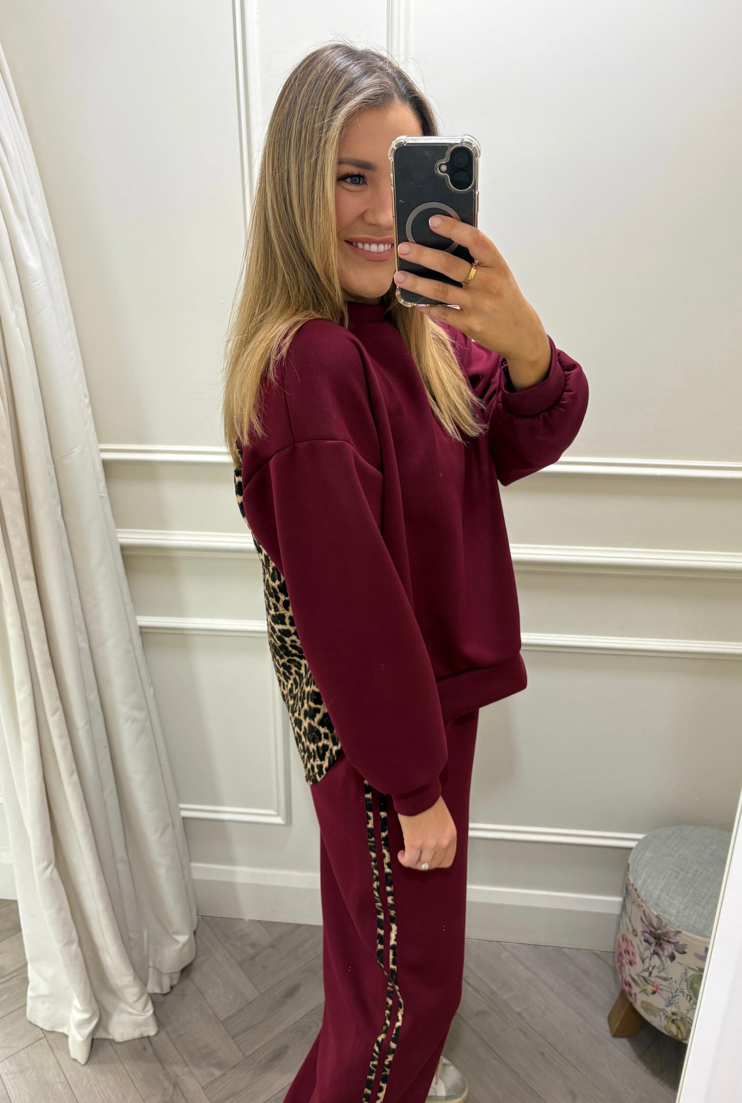 Frankie Two Piece Burgundy