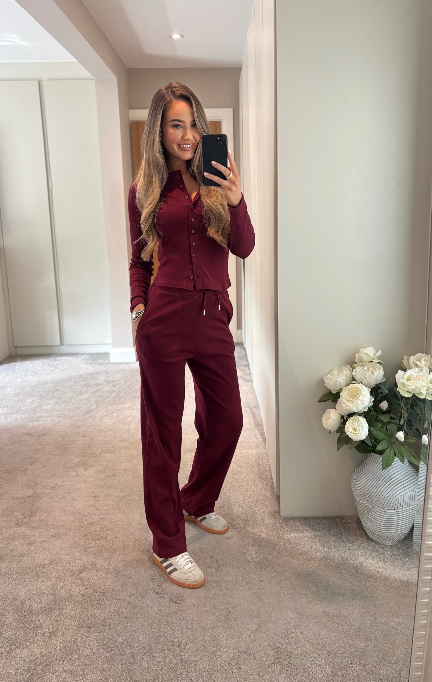 Sydney Two Piece Burgundy