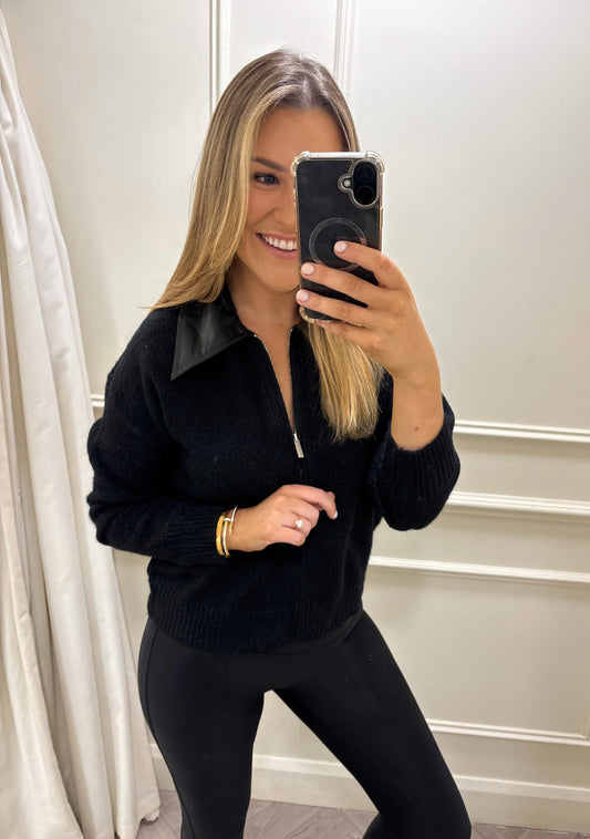 Lucie Knit Black