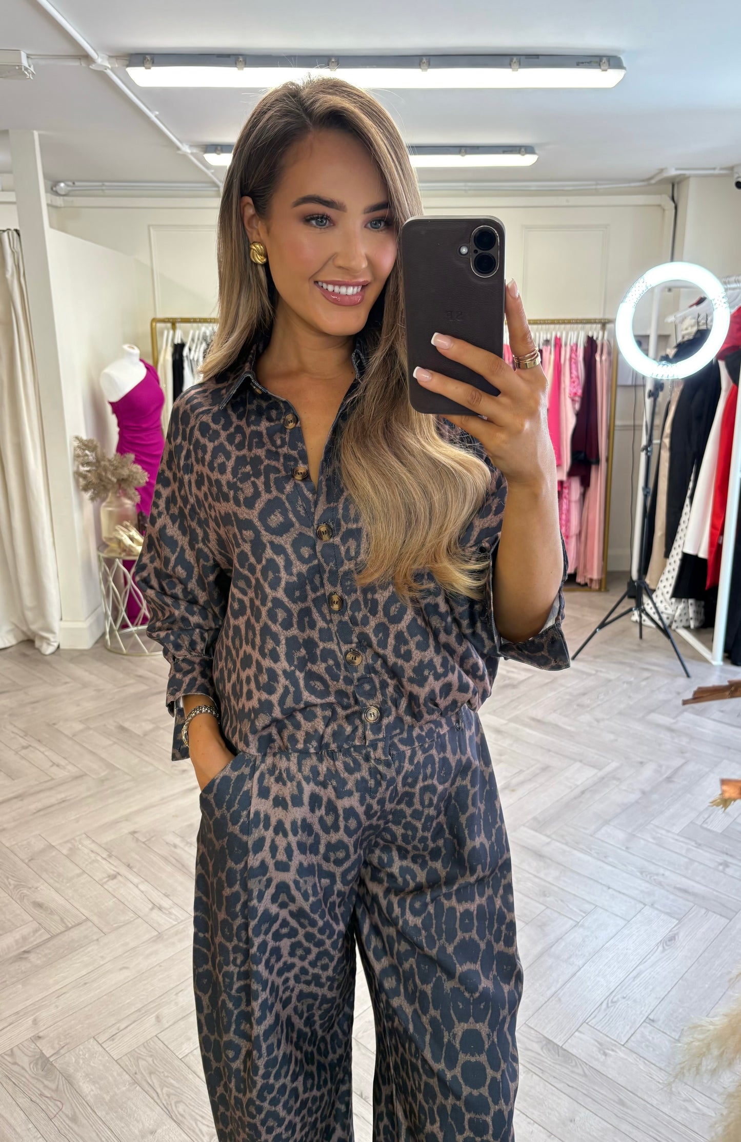 Darci Two Piece Animal Print