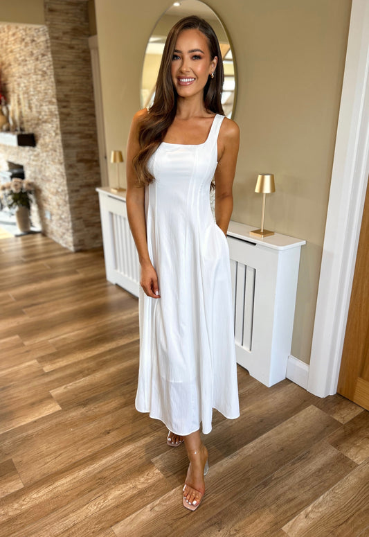 Brielle Dress White