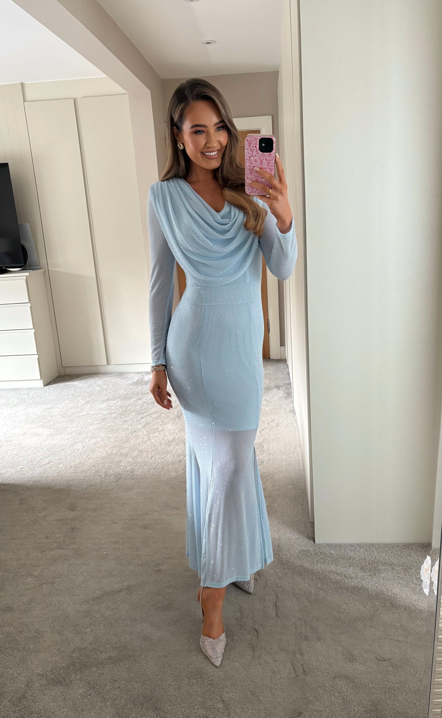 Sophia Dress Blue
