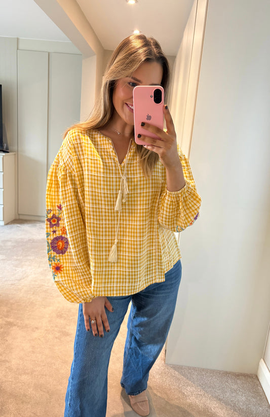 Hailey Blouse Yellow