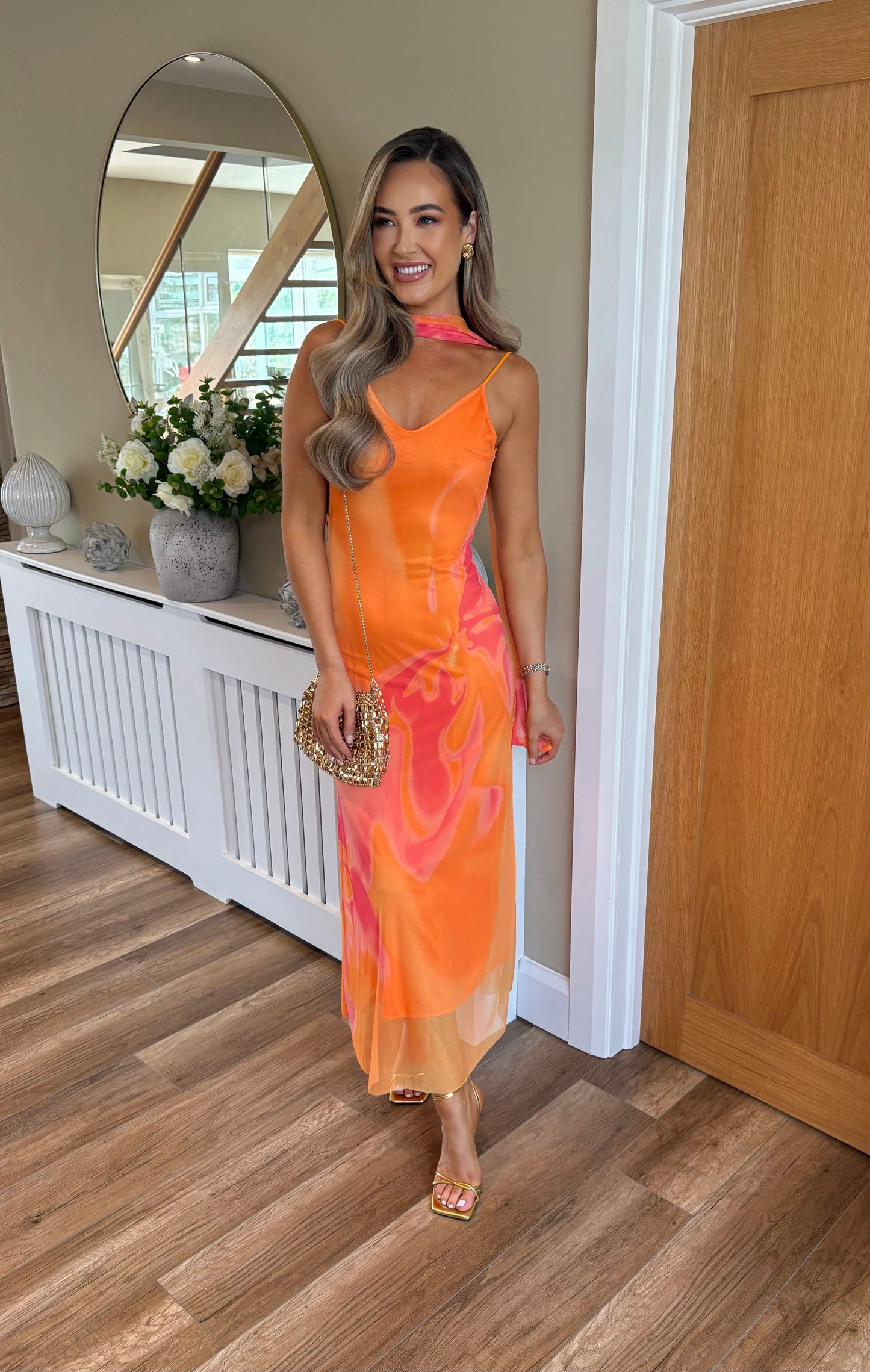 Alina Dress Orange