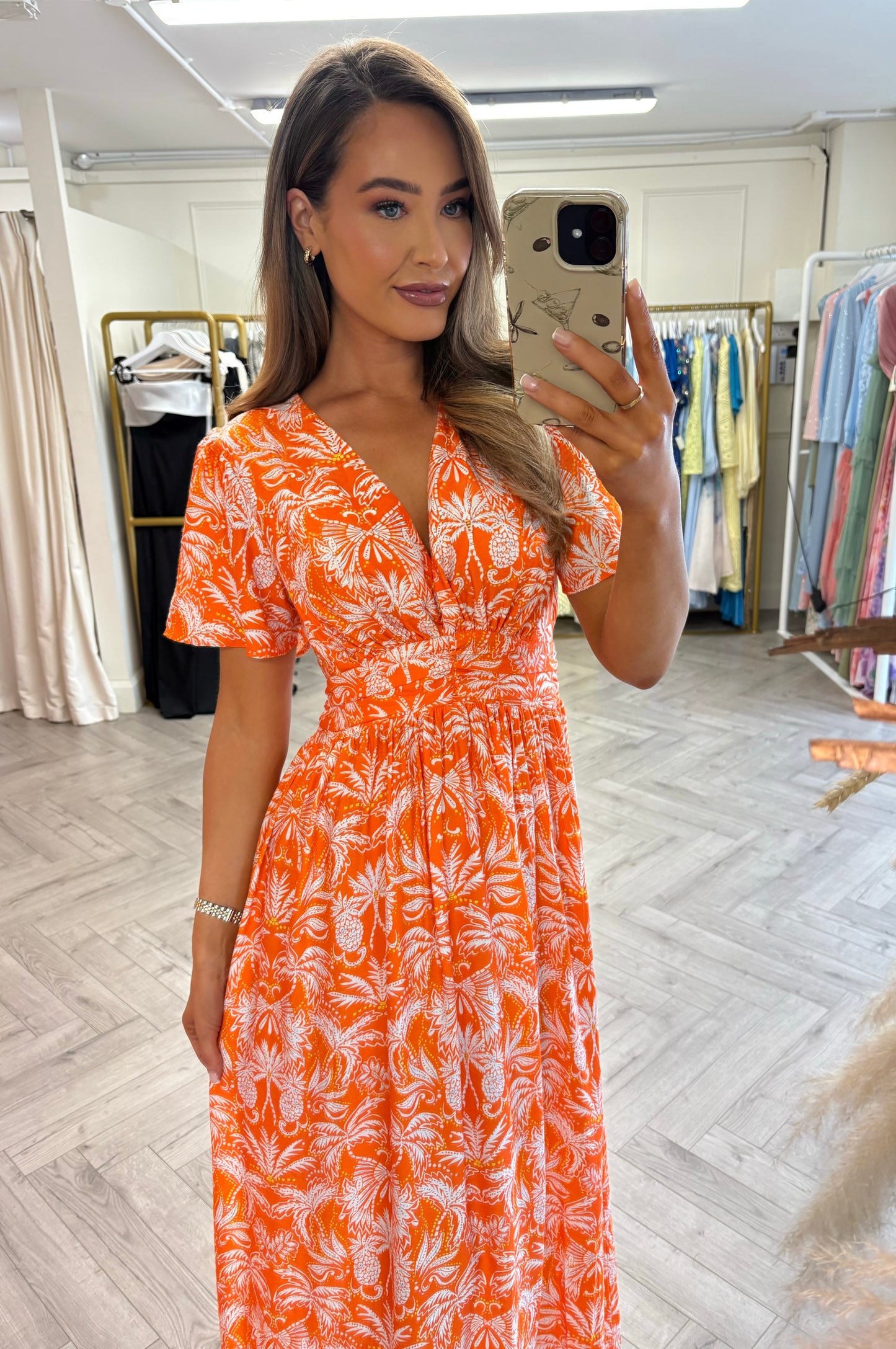 Cleo Dress Orange