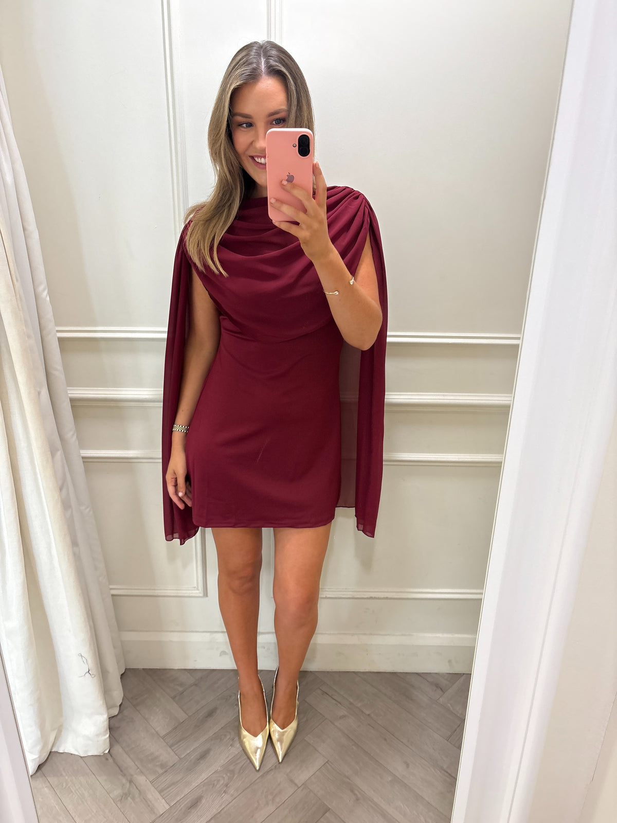 Harriet Dress Burgundy