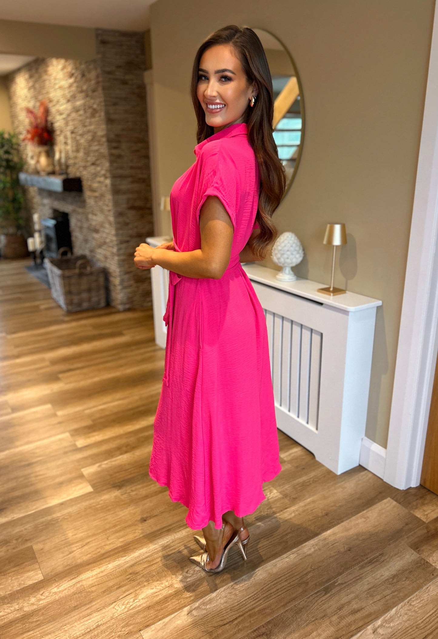 Abigail Dress Fuschia