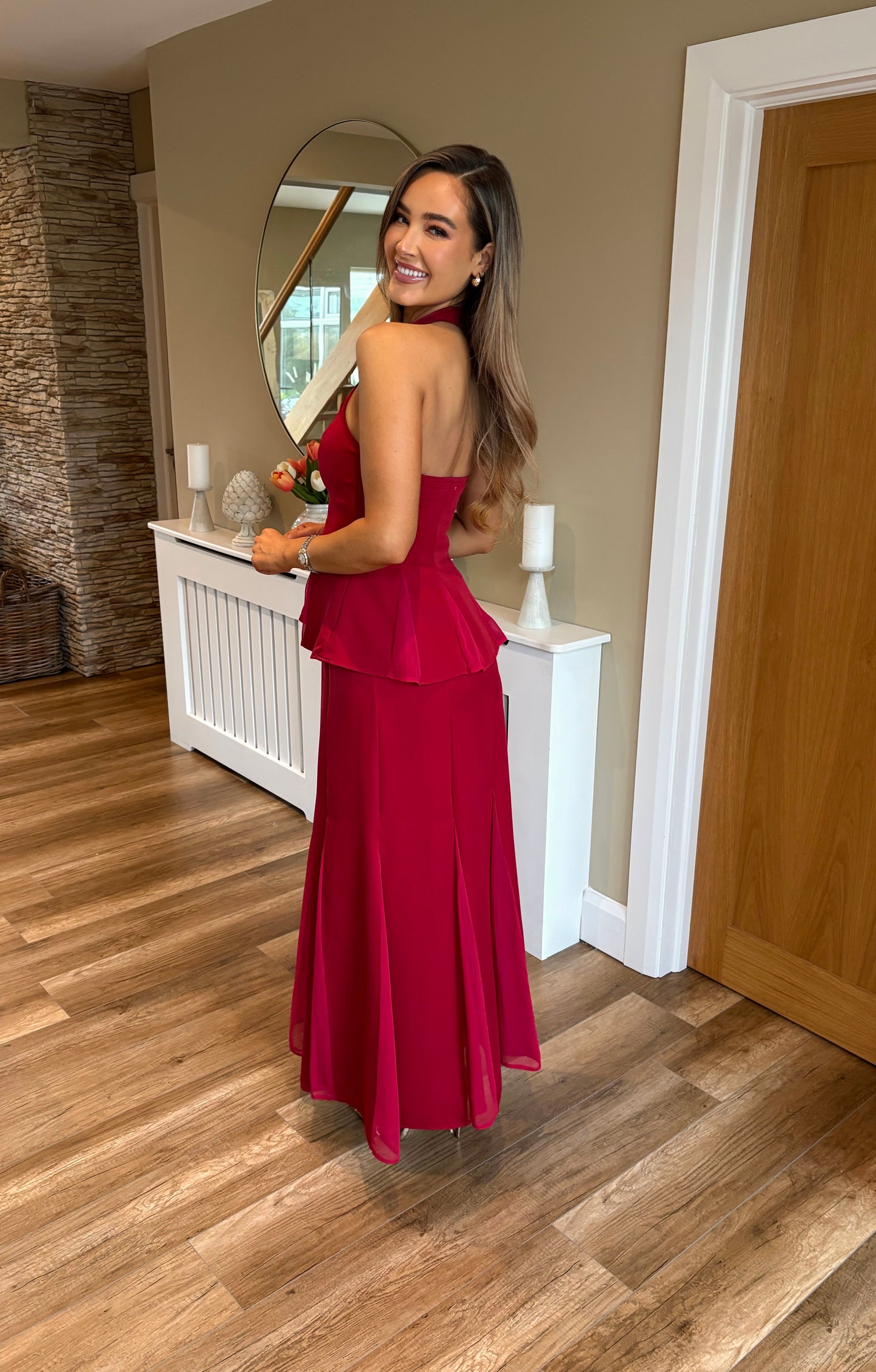 Lexi Two Piece Red