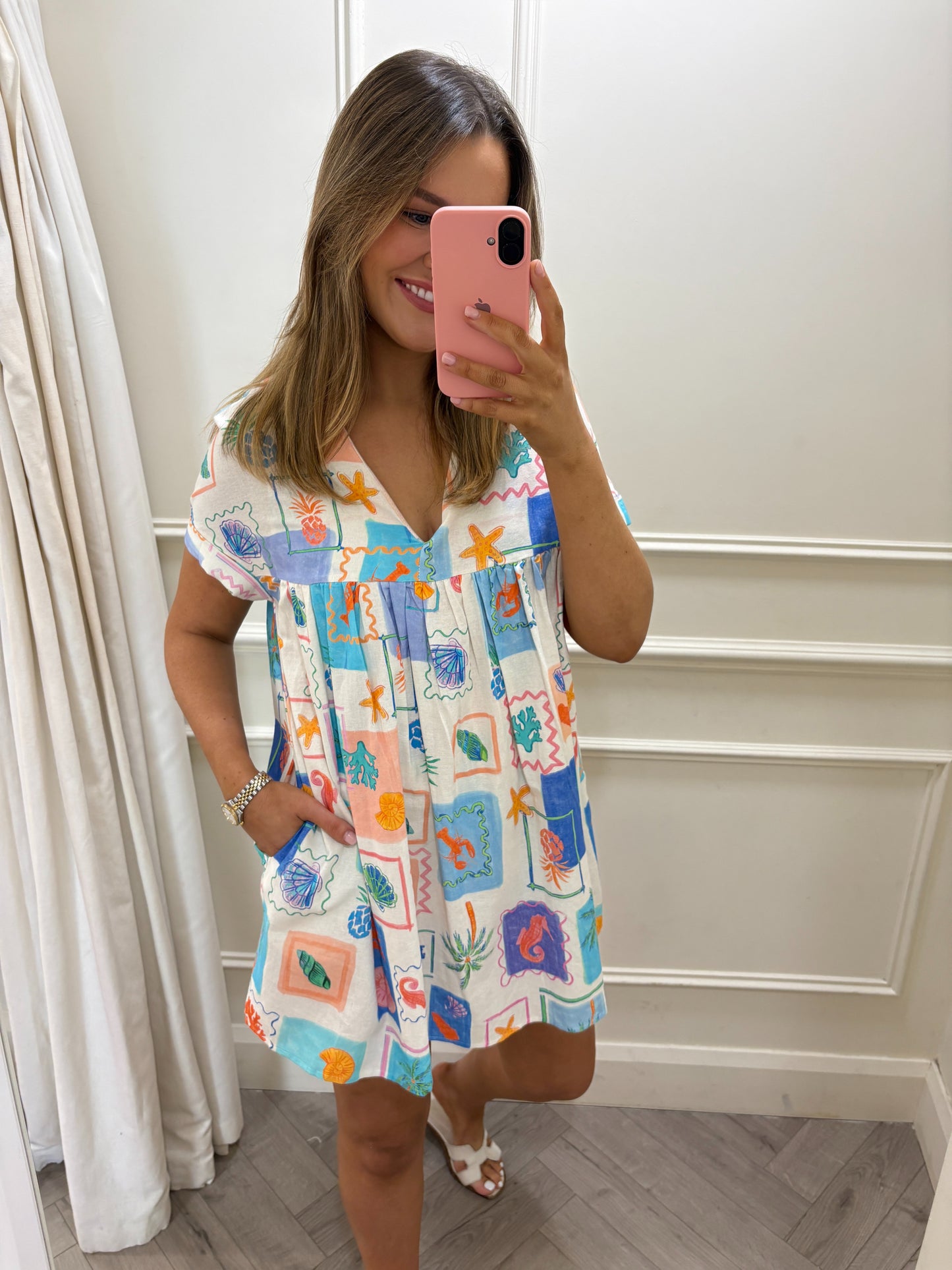 Shelly Playsuit Blue