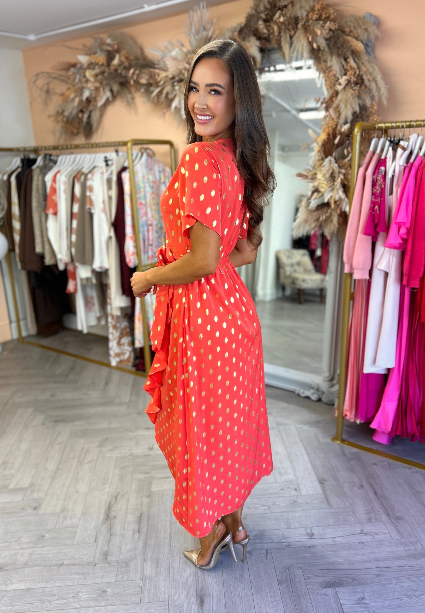 Luca Dress Coral