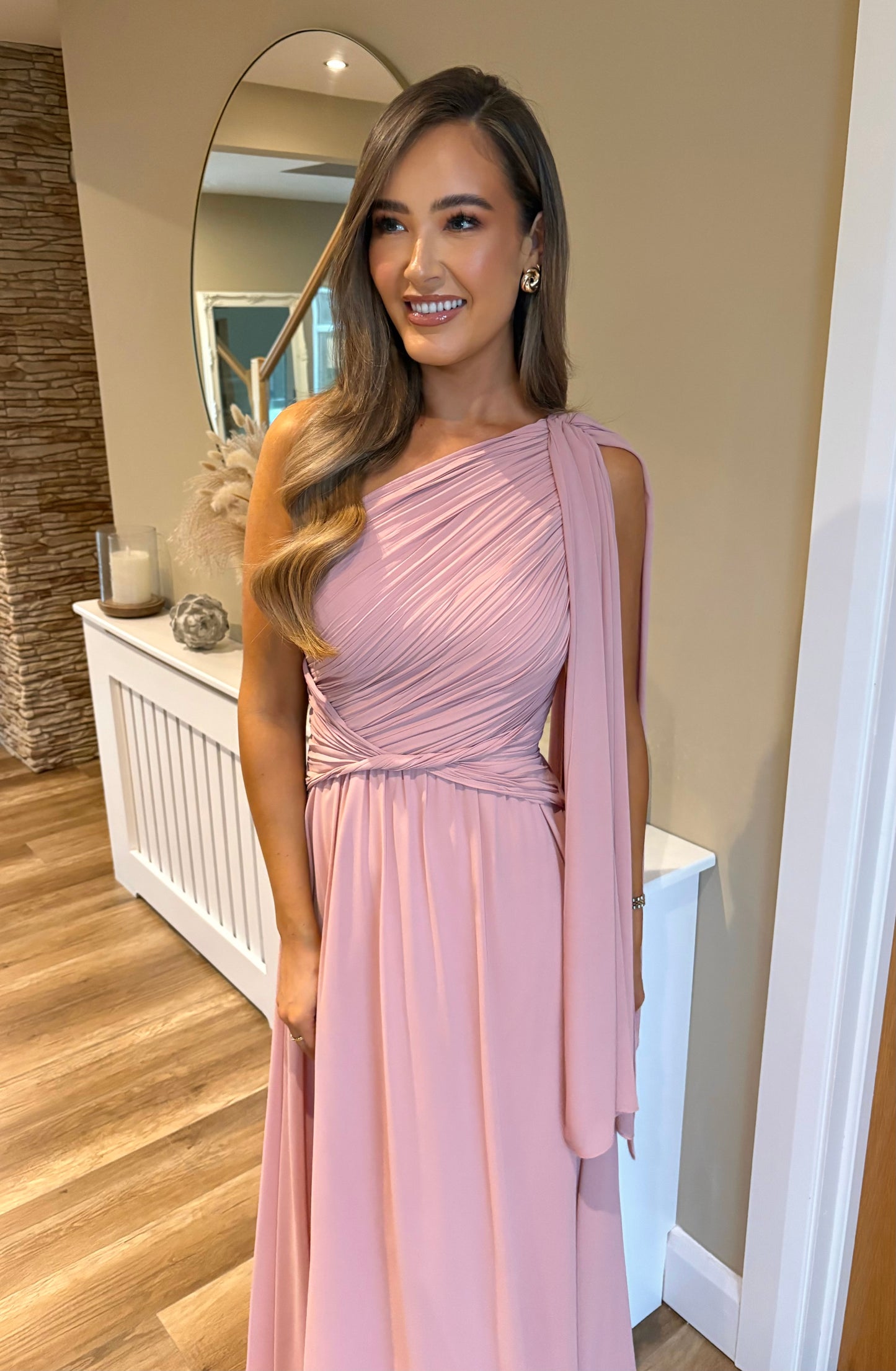 Savannah Dress Blush Pink