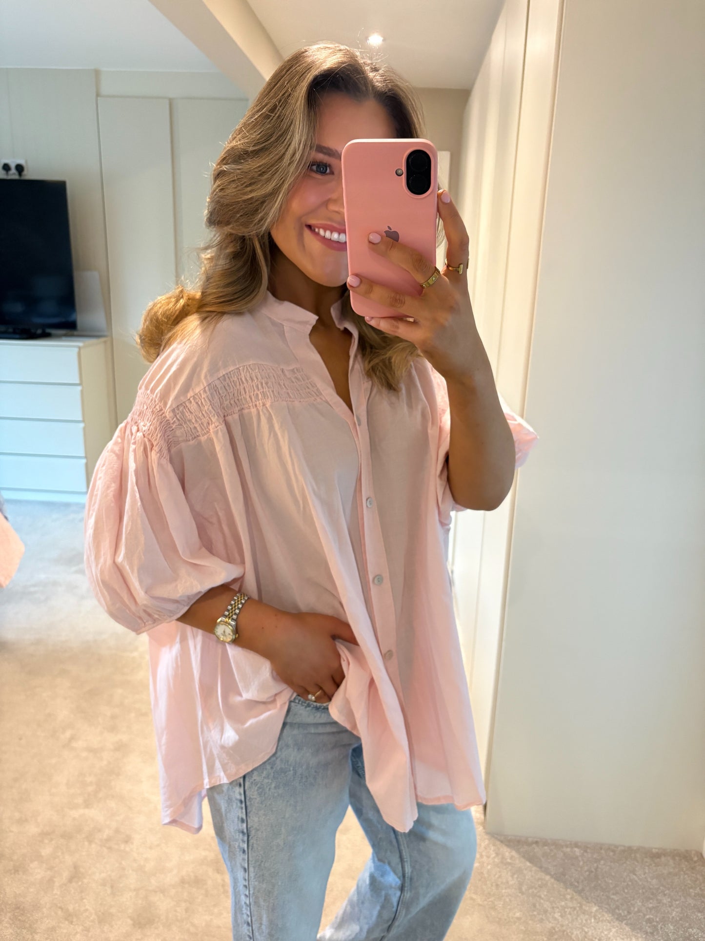Ellie Top Pink