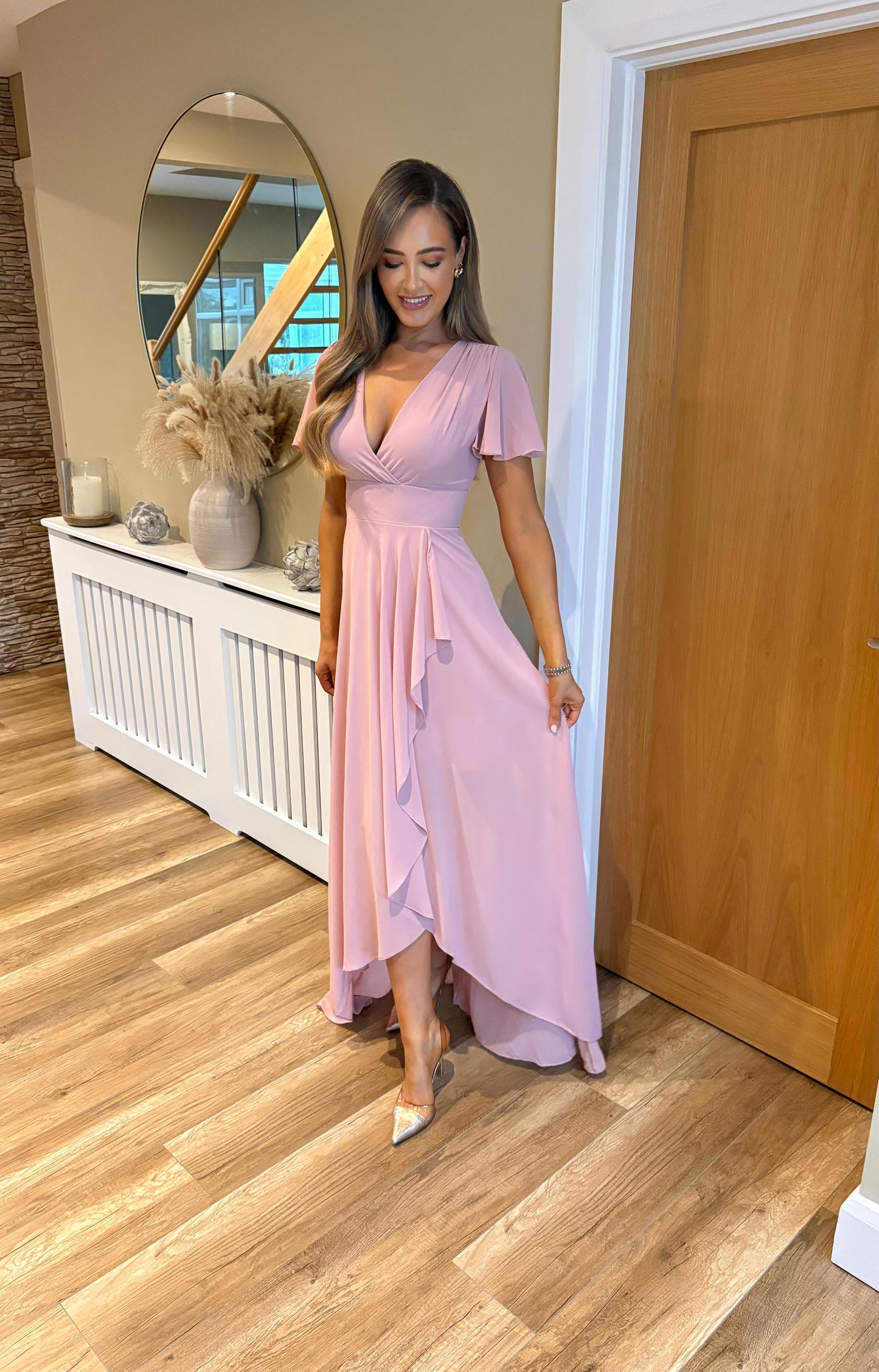 Eliana Dress Blush Pink