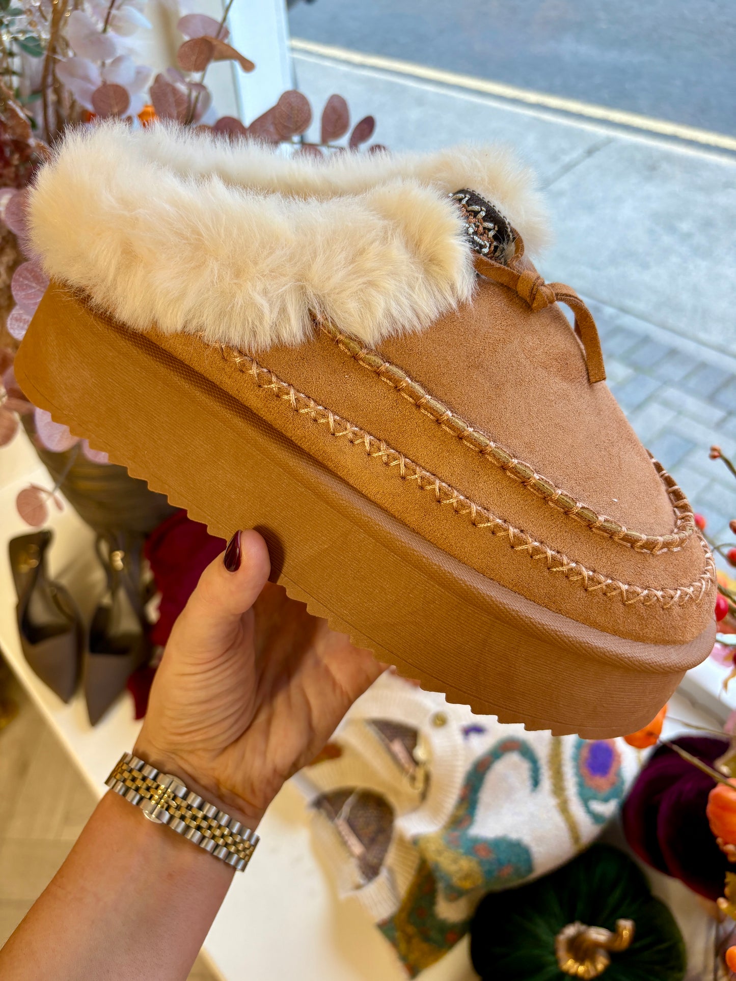 Arya Slip On Platform Mule