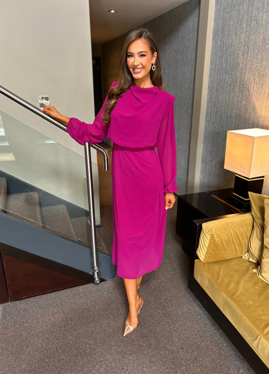Vada Dress Magenta
