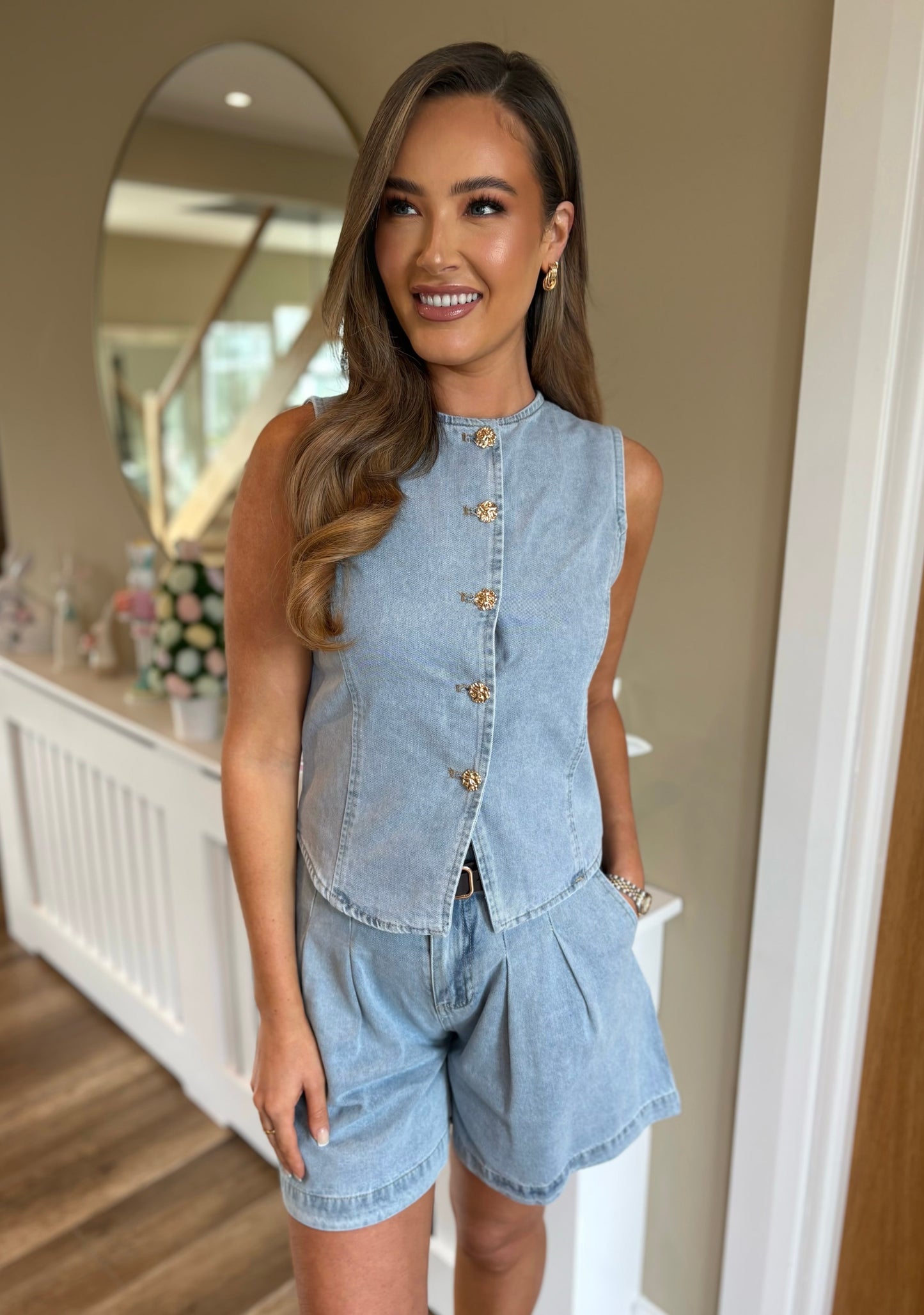 Pixie Two Piece Light Denim
