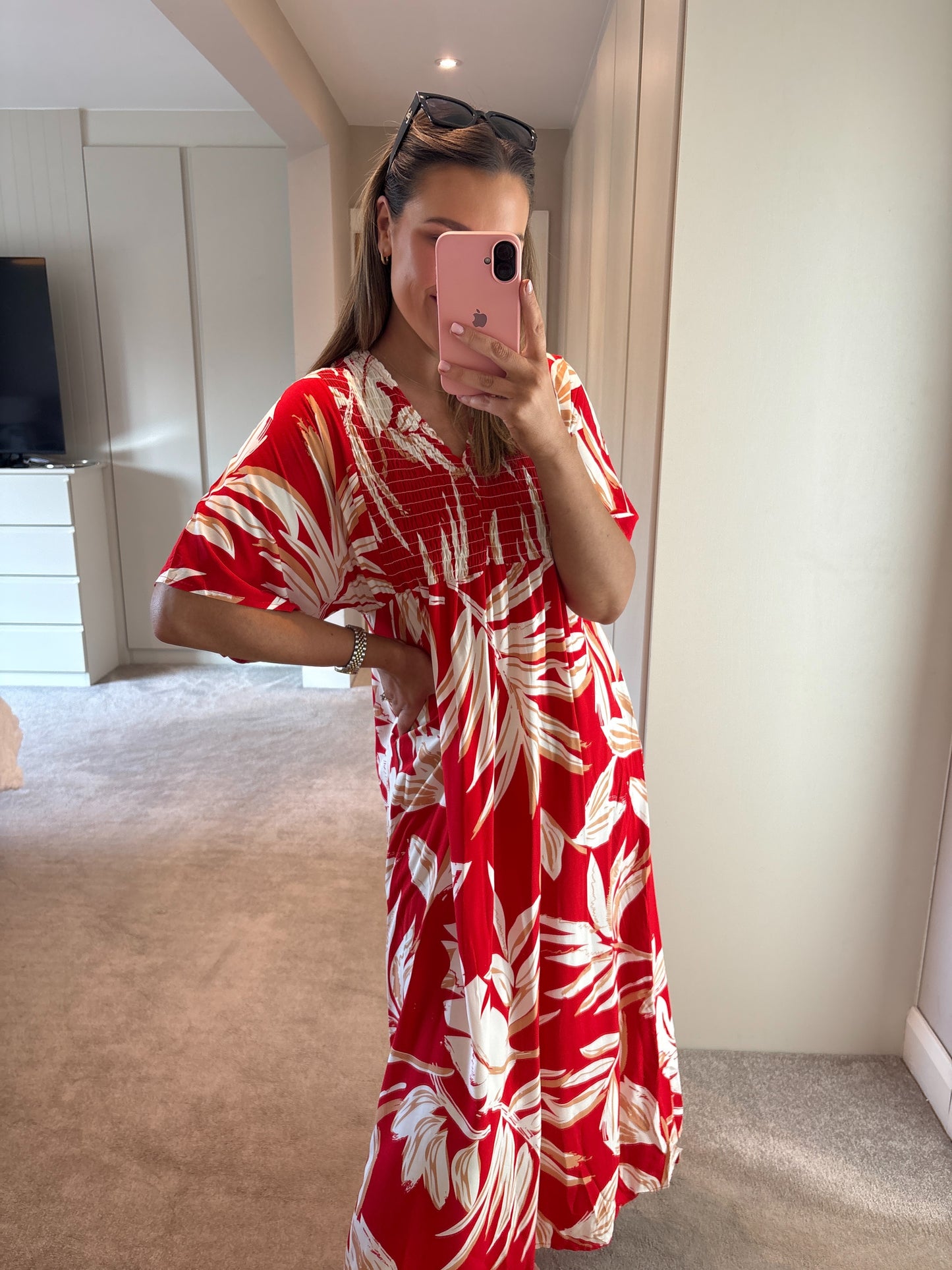 Nina Dress Red