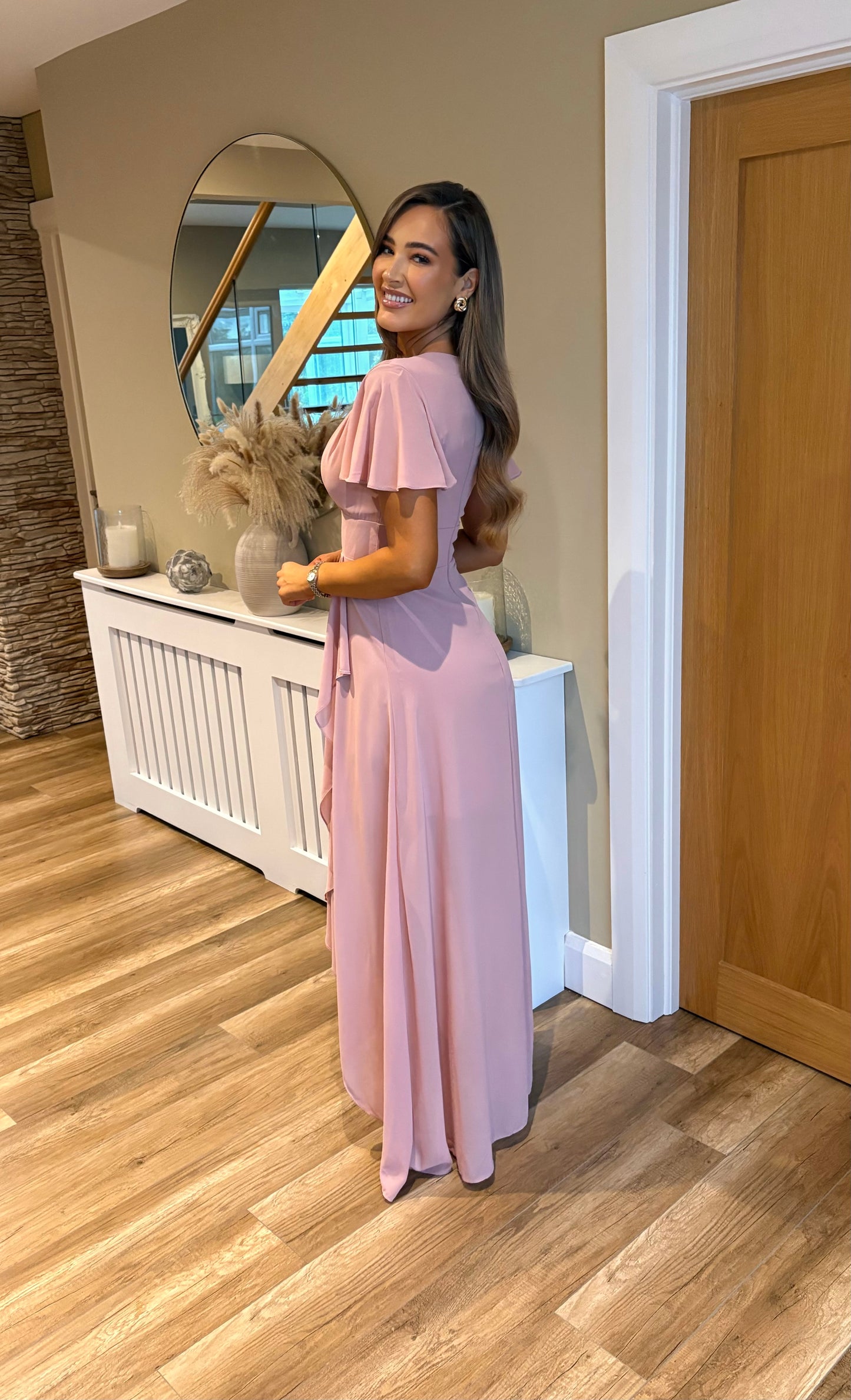 Eliana Dress Blush Pink