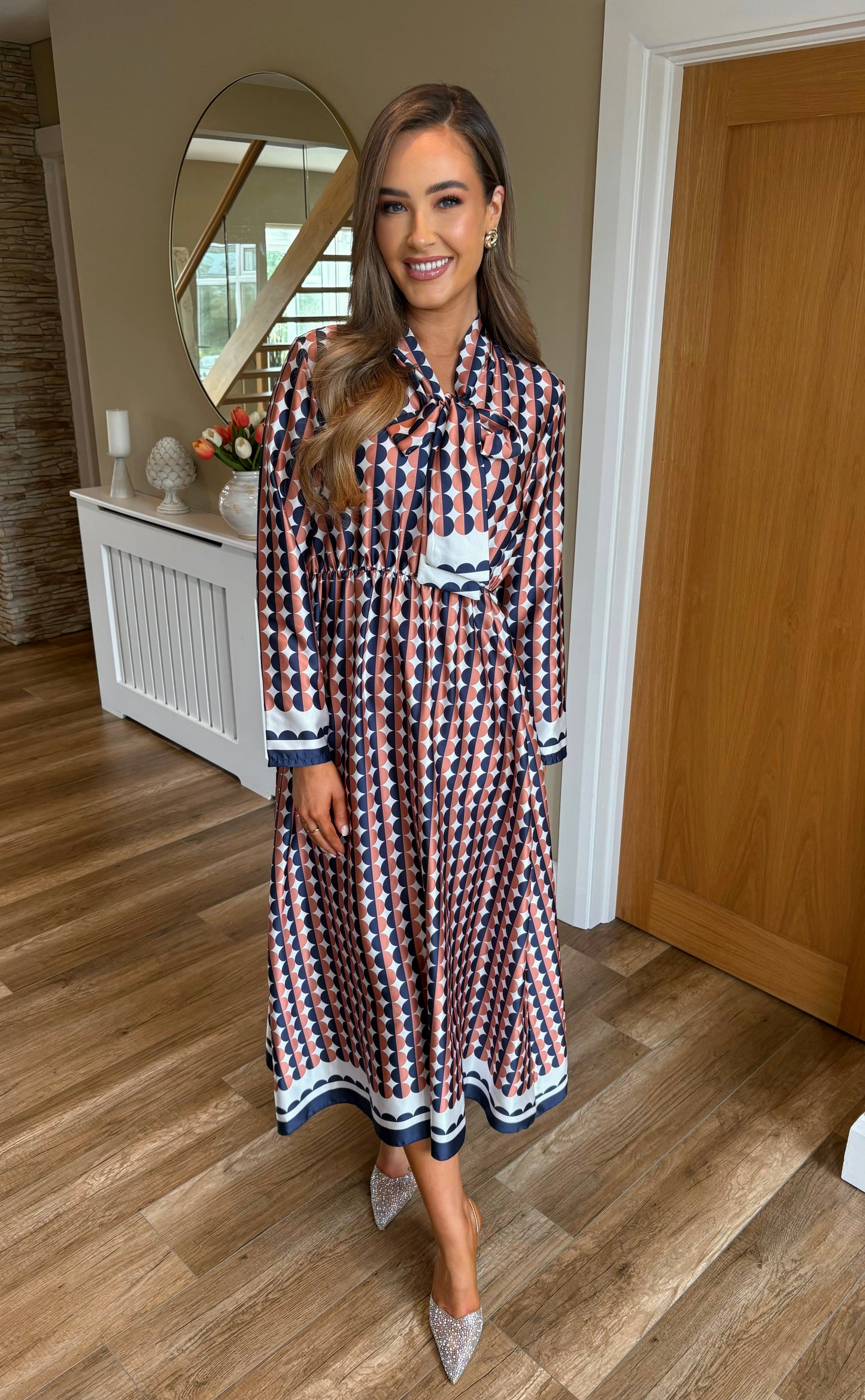 Amelia Dress Rust