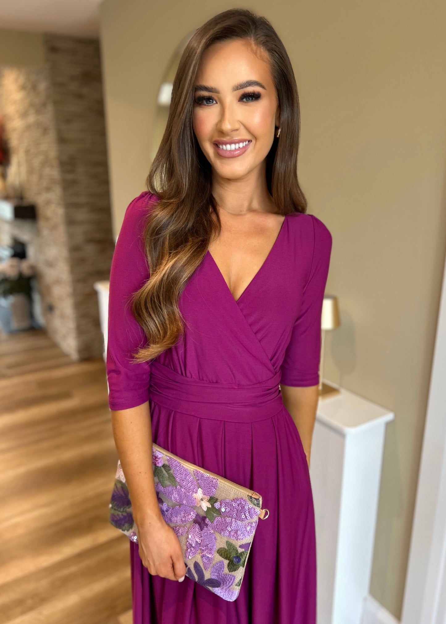 Belle Dress Magenta