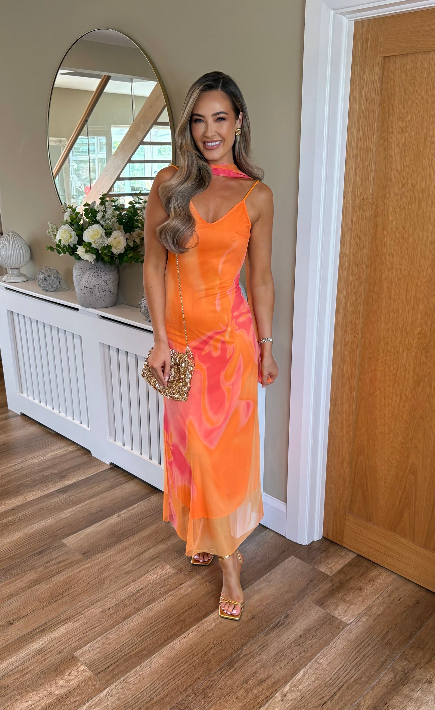 Alina Dress Orange