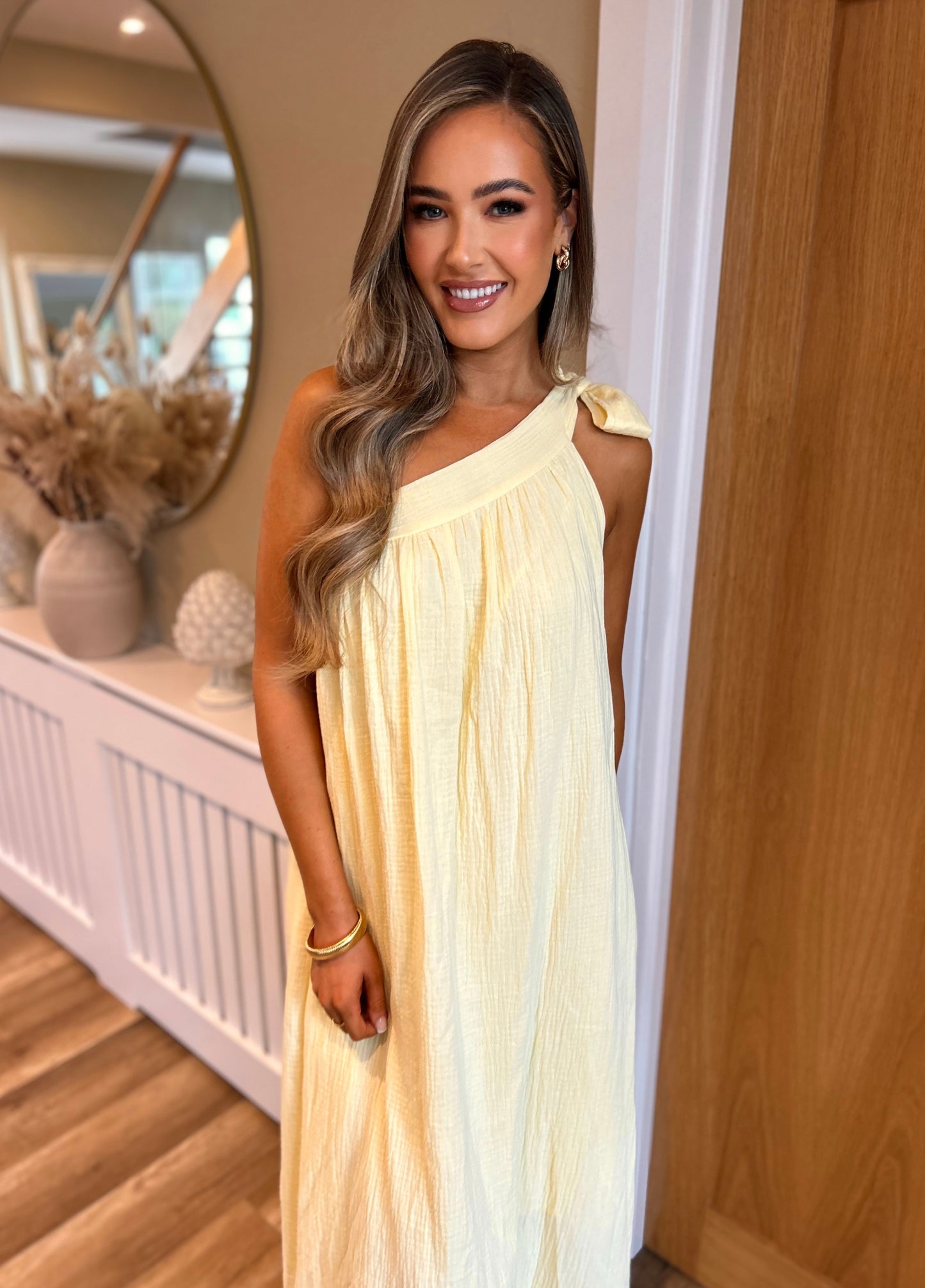 Selena Dress Lemon
