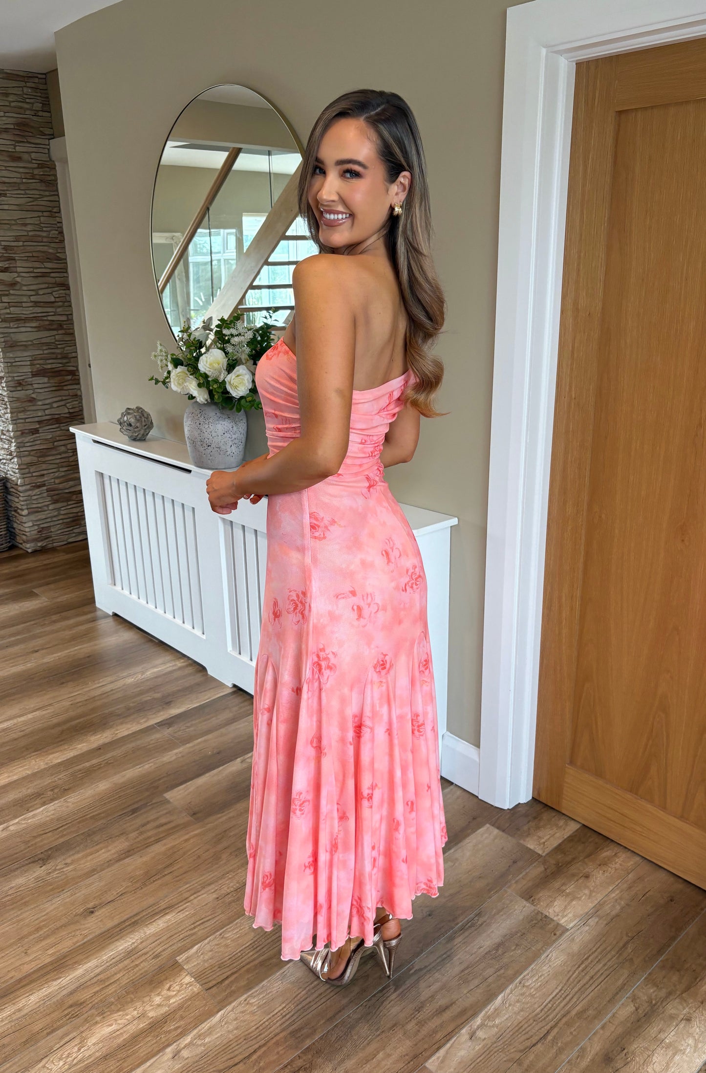 Mandy Dress Coral
