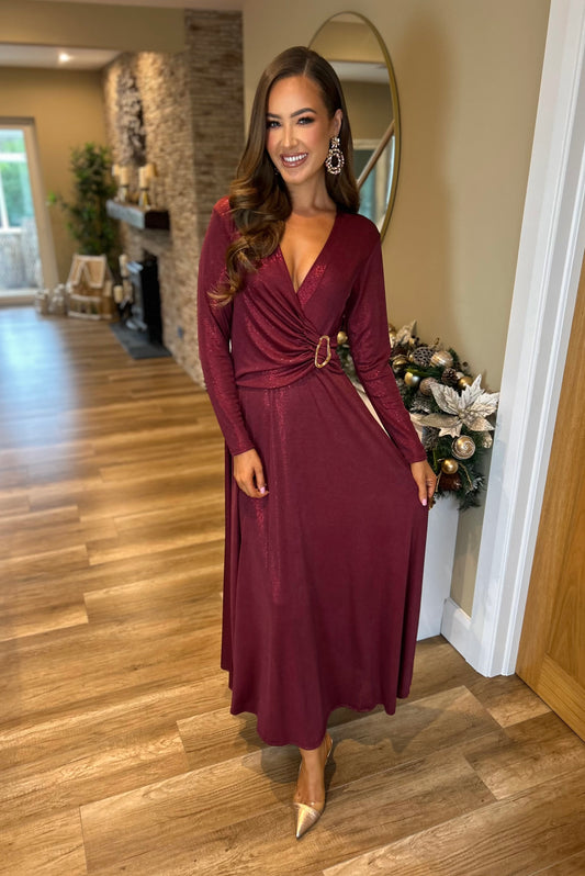 Baily Dress Wine