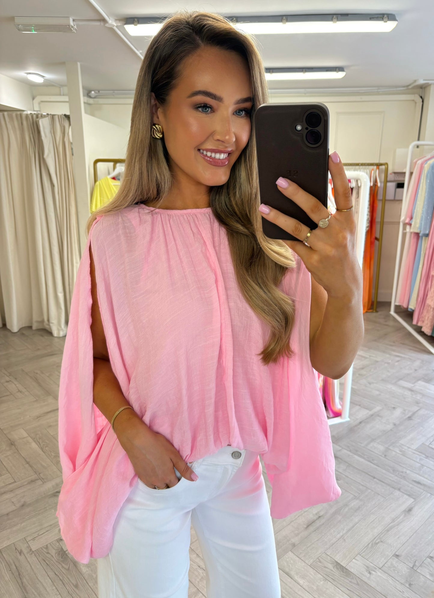 Leera Top Pink