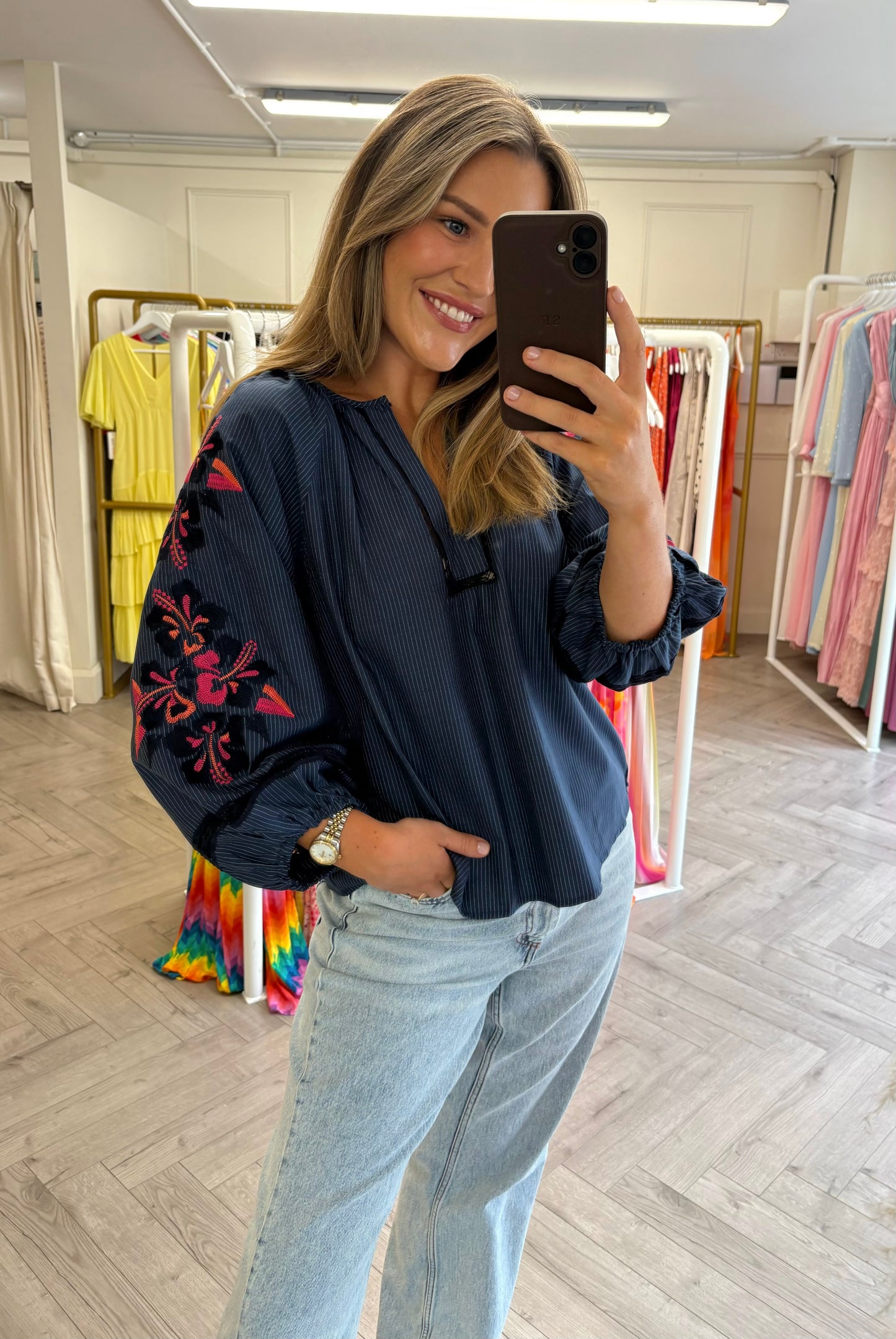 Kelli Top Navy