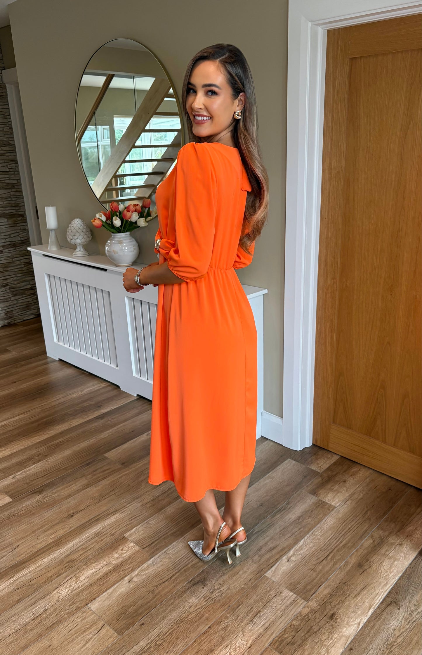 Cecilia Dress Orange