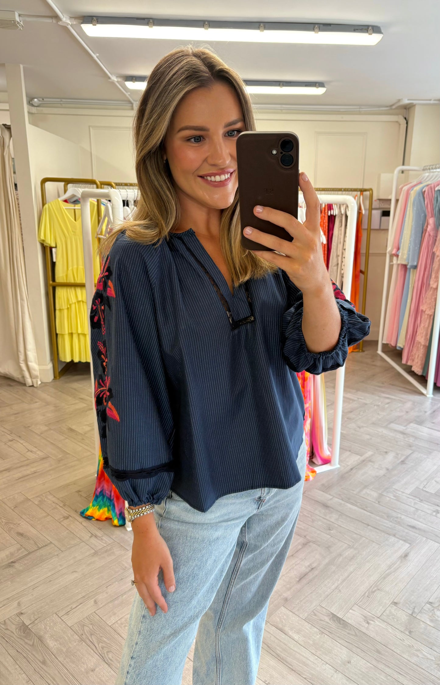 Kelli Top Navy