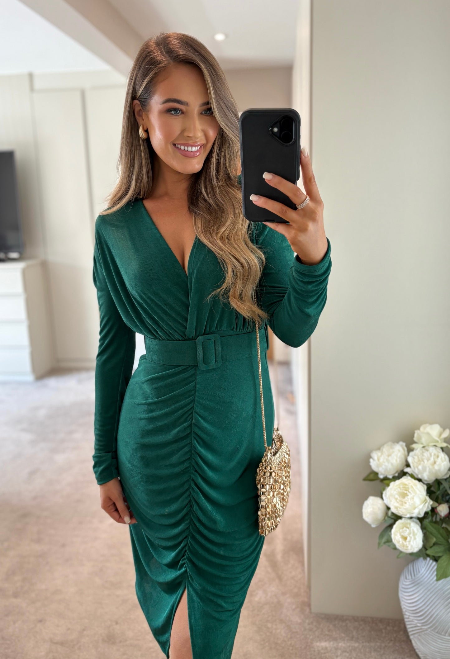 Lena Dress Green