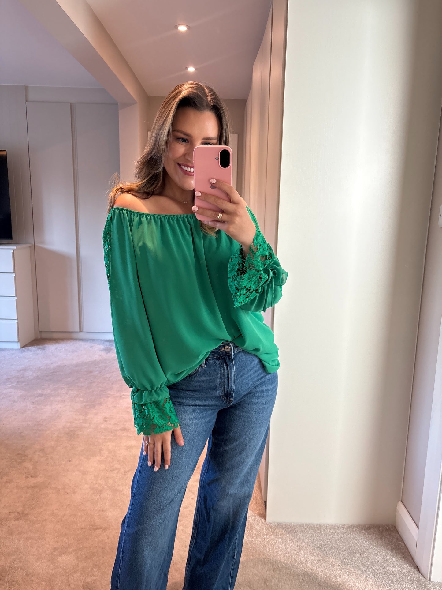 Laci Top Green