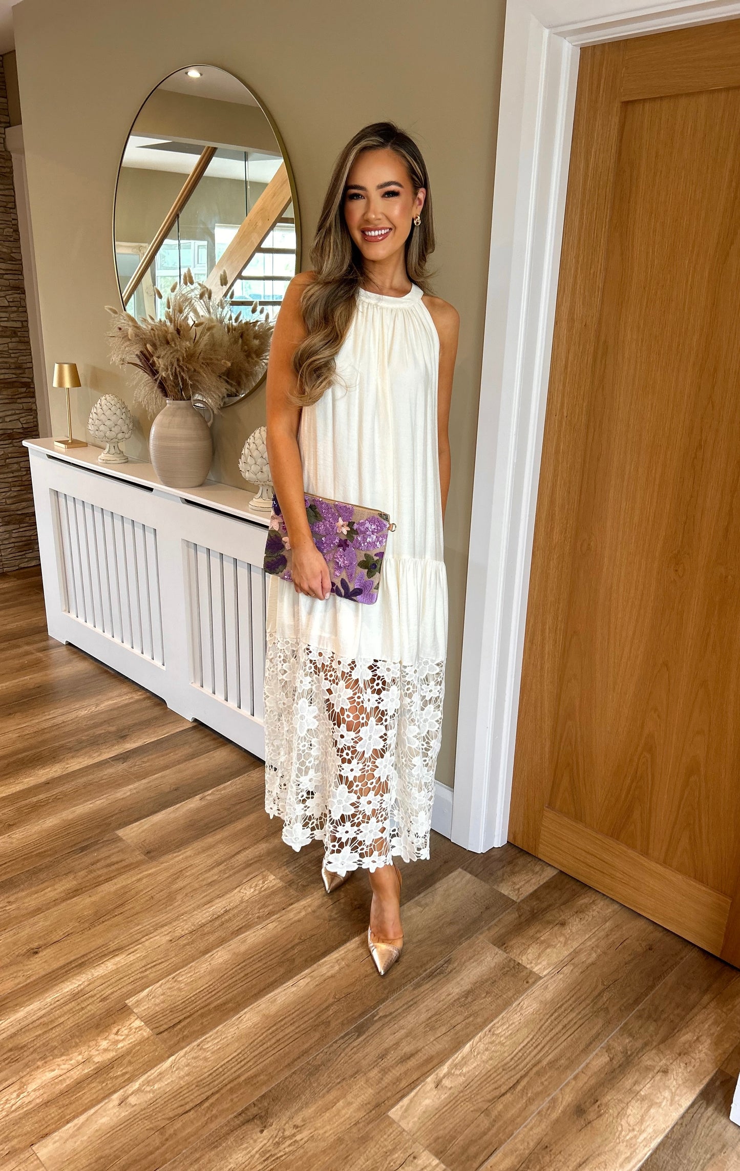 Gina Dress Beige
