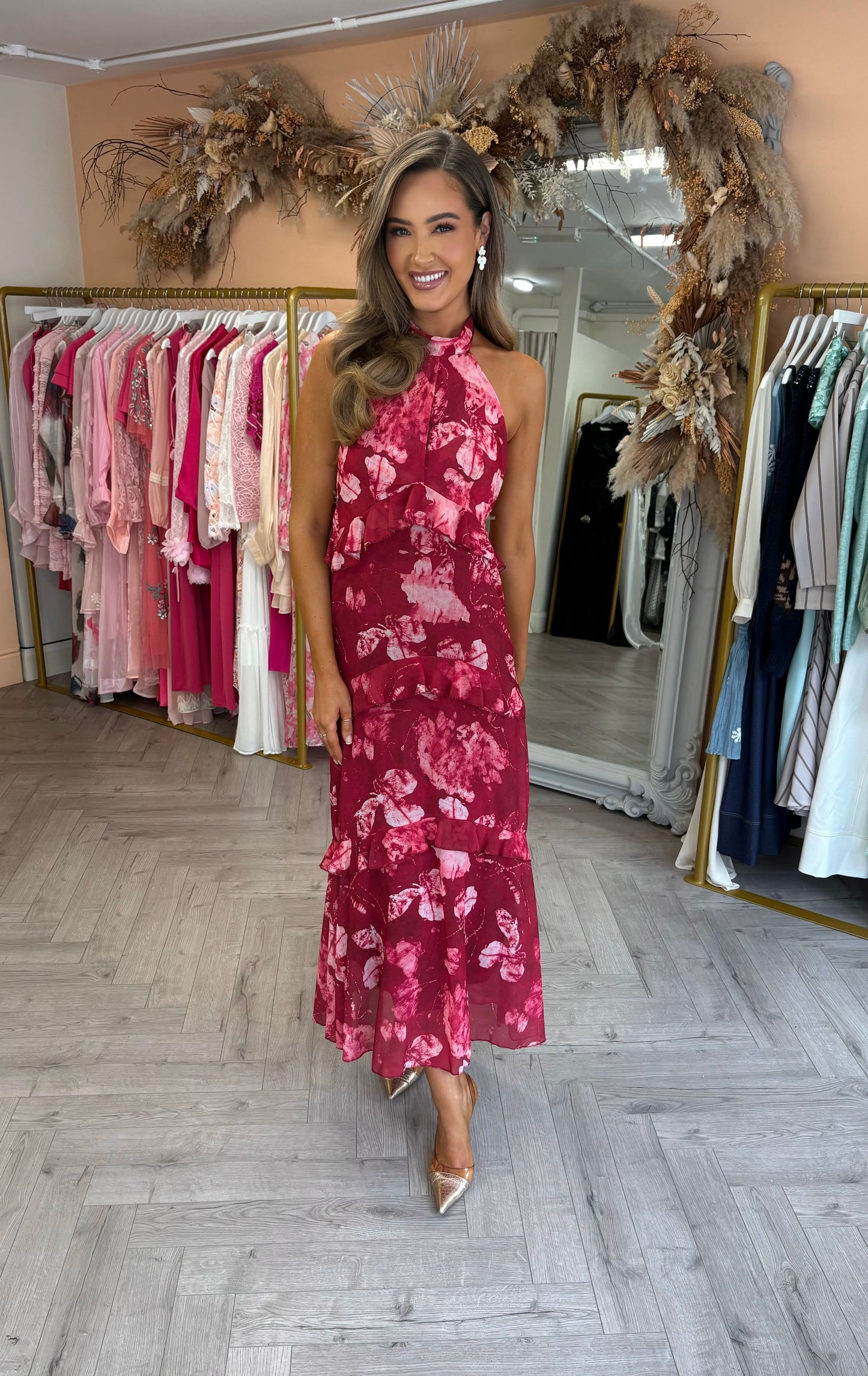 Harper Dress Red